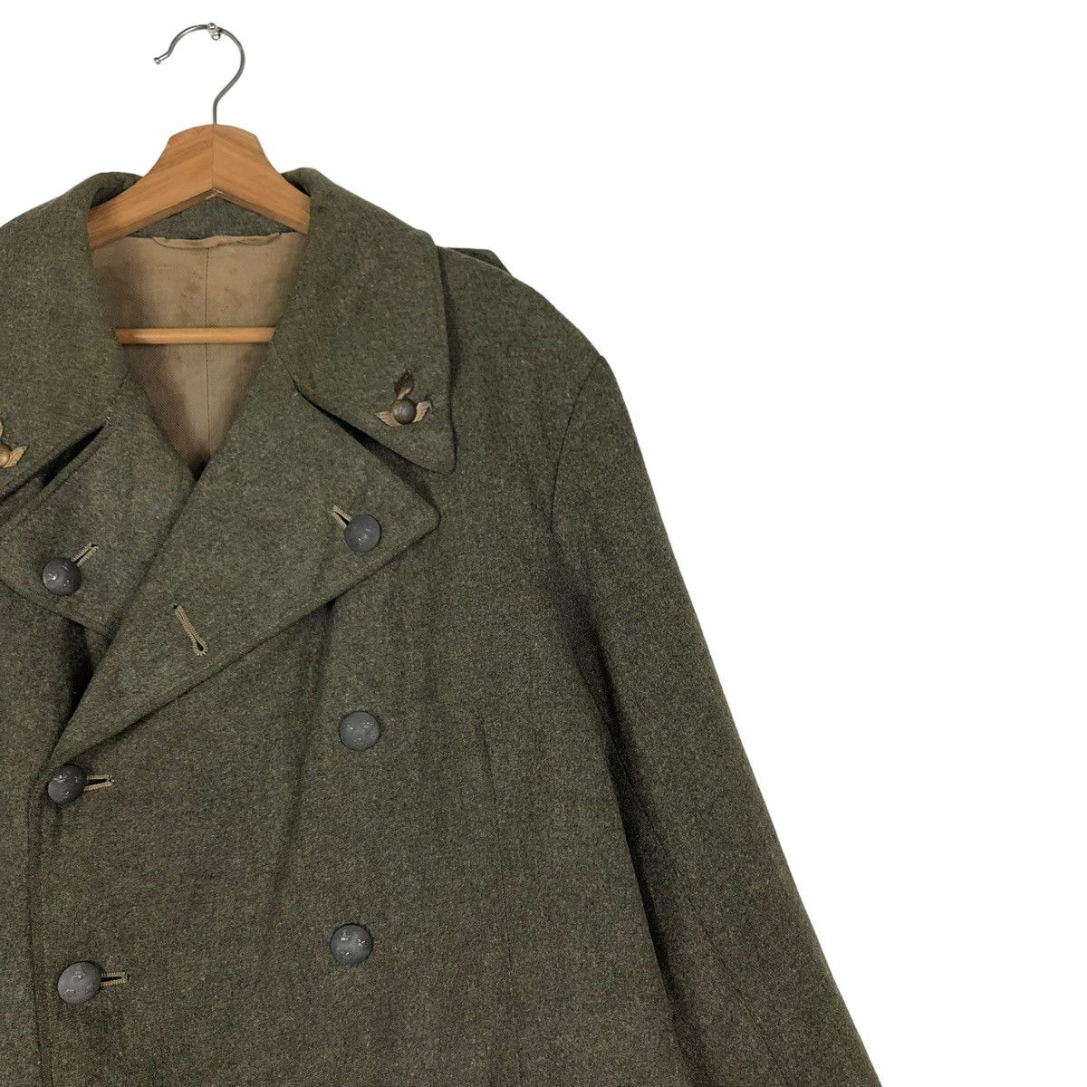 Vintage 🔥TRUE VINTAGE 1940 HEAVY LONG COATS JACKET WORLD WAR II Size US M / EU 48-50 / 2 - 6 Thumbnail