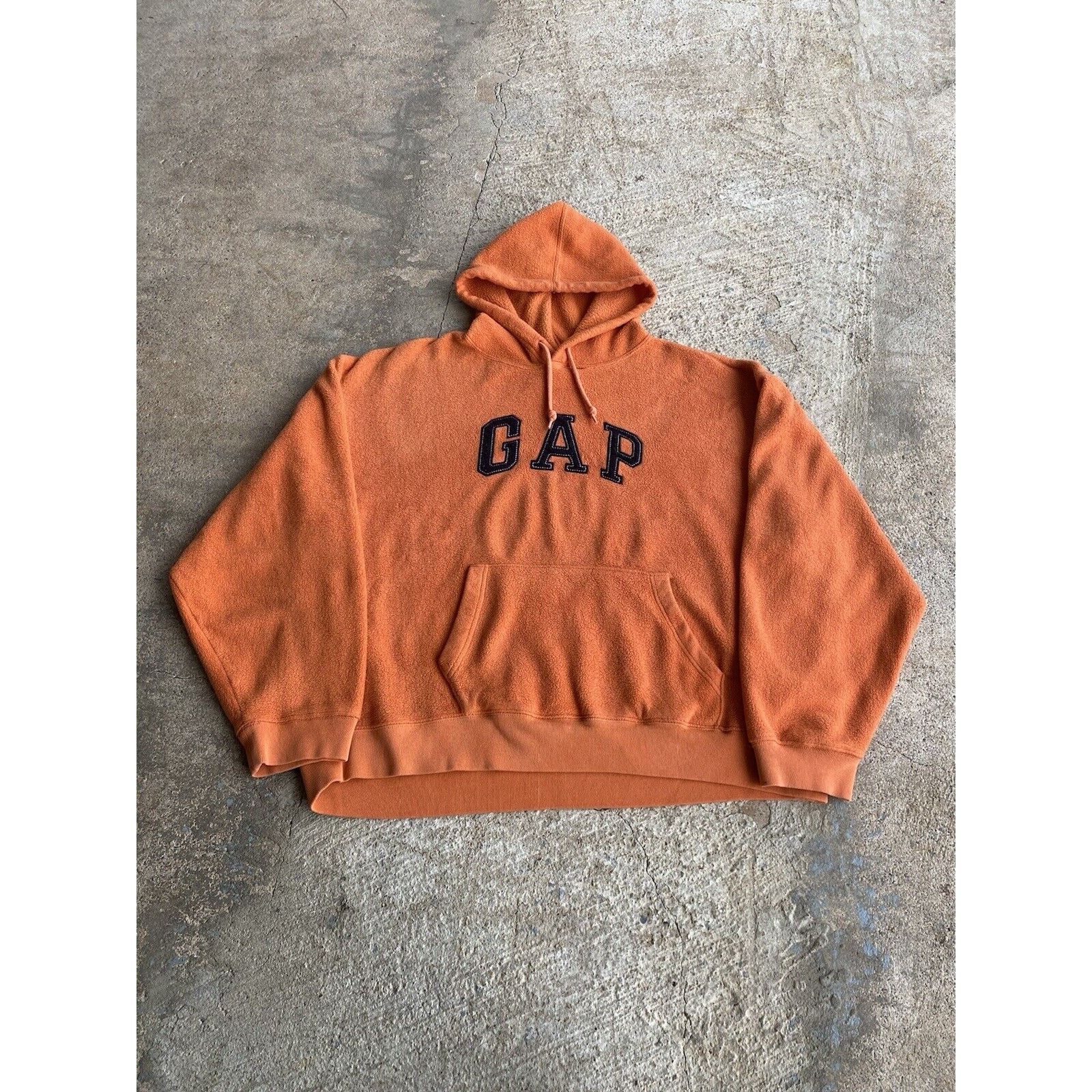 Gap VTG Gap Fleece Hoodie Pullover 2XL Hooded Sweatshirt Size US XXL / EU 58 / 5 - 1 Thumbnail