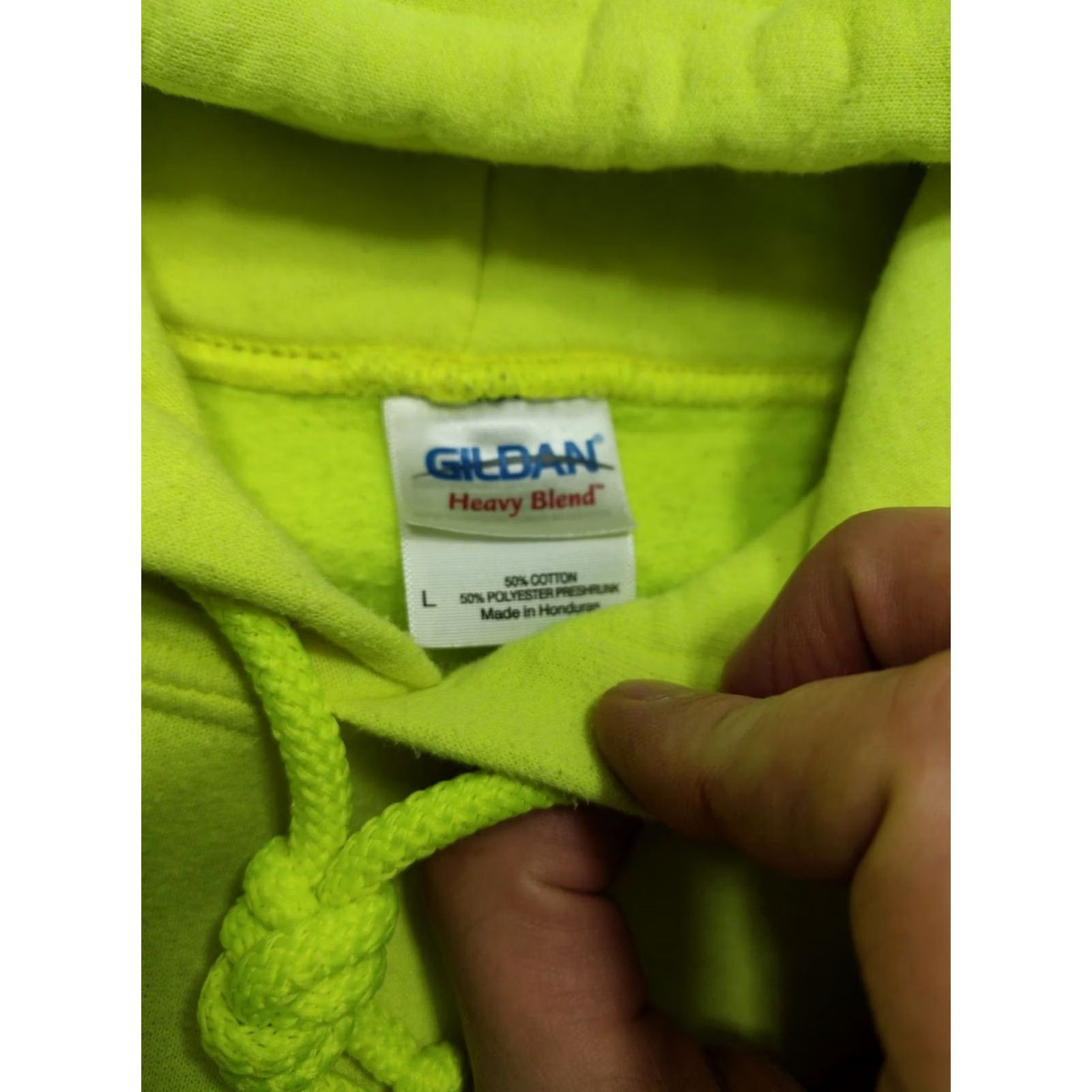 Gildan VINTAGE Gildan Hoodie Sports Racing Modified Dirt MN Track Adult L Green Crew Neck Pullover Hooded Long Sleeve Graphic Print Mens Mens? Size US L / EU 52-54 / 3 - 7 Thumbnail
