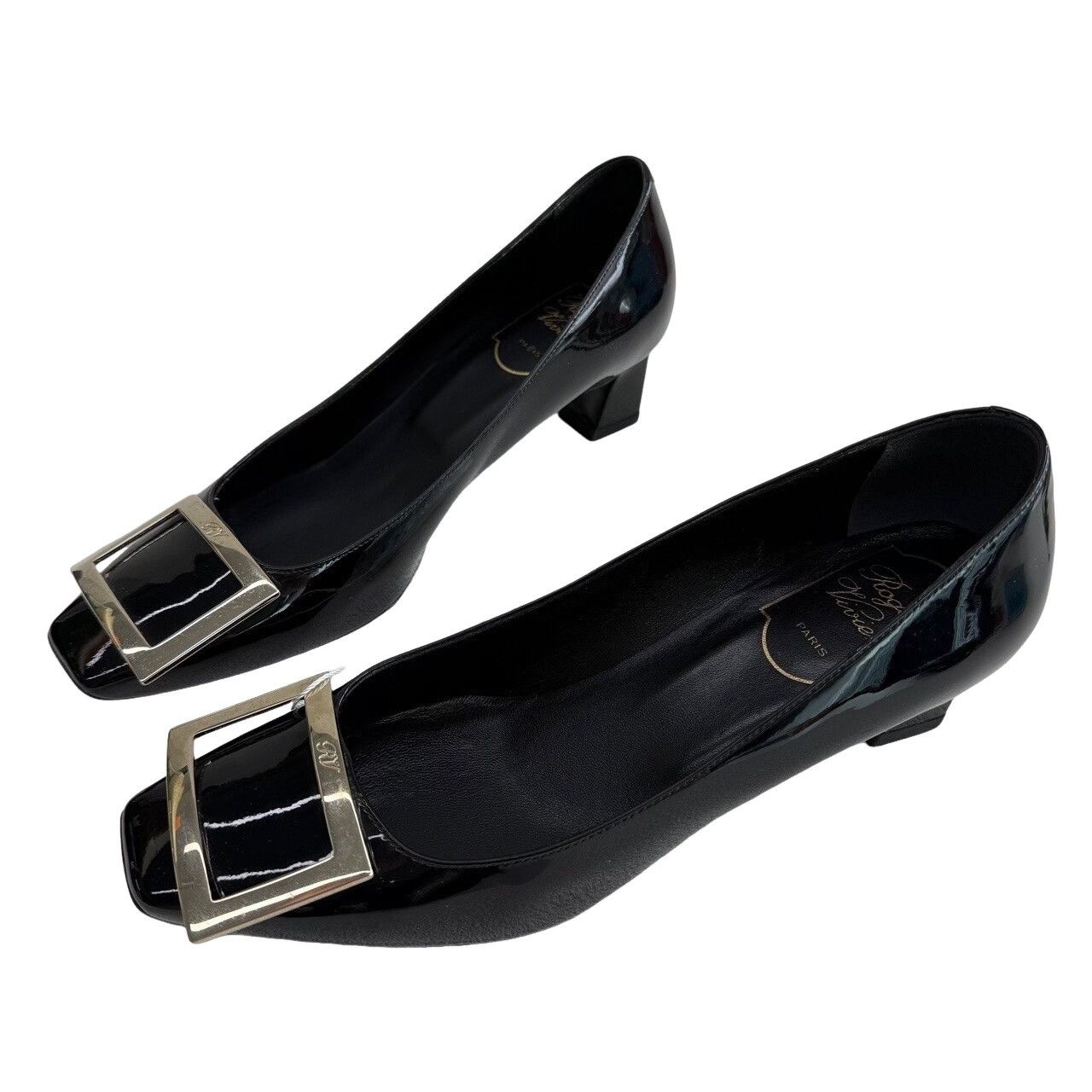 Roger Vivier Roger Vivier Patent Leather Buckle Heels Size 36.5 Size US 6.5 / IT 36.5 - 1 Thumbnail
