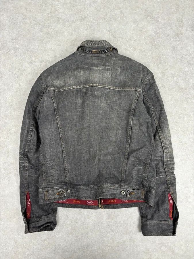 Dolce & Gabbana AW2003 Dolce & Gabbana Grey Raw Denim Jacket Size US M / EU 48-50 / 2 - 5 Thumbnail