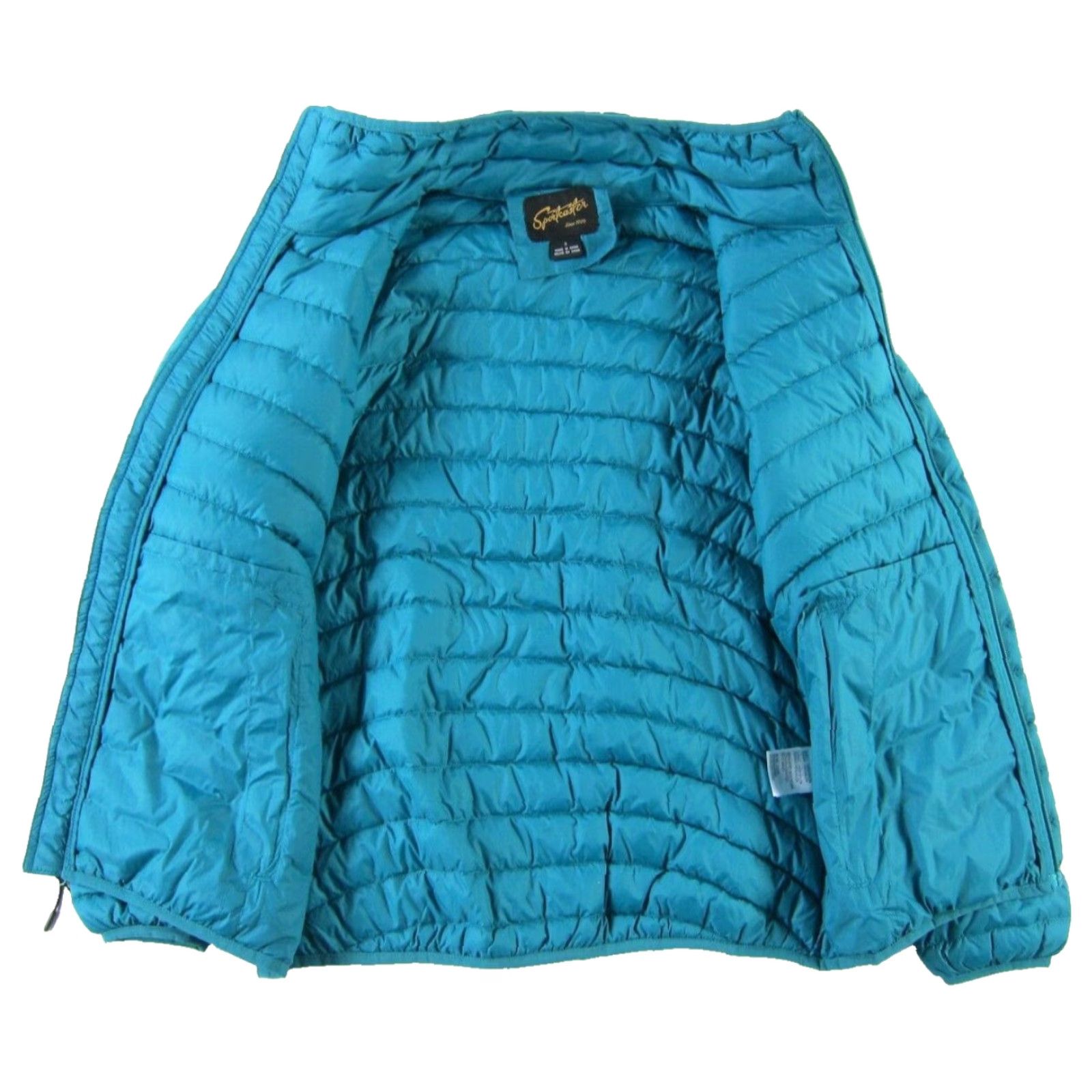 Altea Sportcaster Puffer Jacket Women S Teal Green Quilted Down Warm Cozy Nylon 100% Down Front Zip Size S / US 4 / IT 40 - 5 Thumbnail