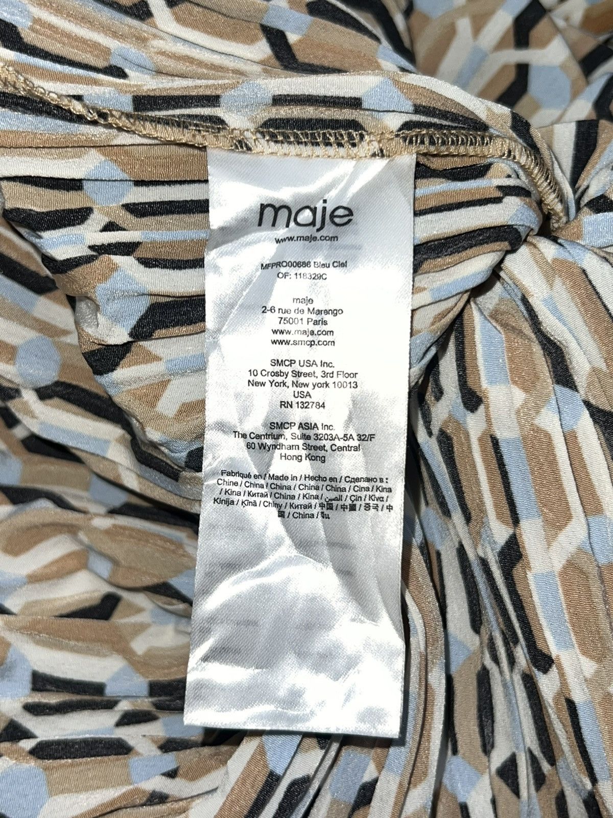 Maje MAJE Pleats Midi Dress Size XS / US 0-2 / IT 36-38 - 17 Thumbnail