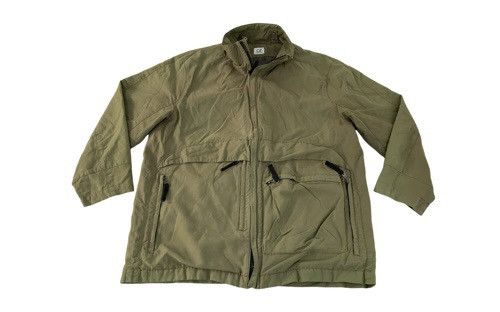image of C P Company x Italian Designers 90's Cp Company Military Style Big Multipocketed Jacket in Beige (S