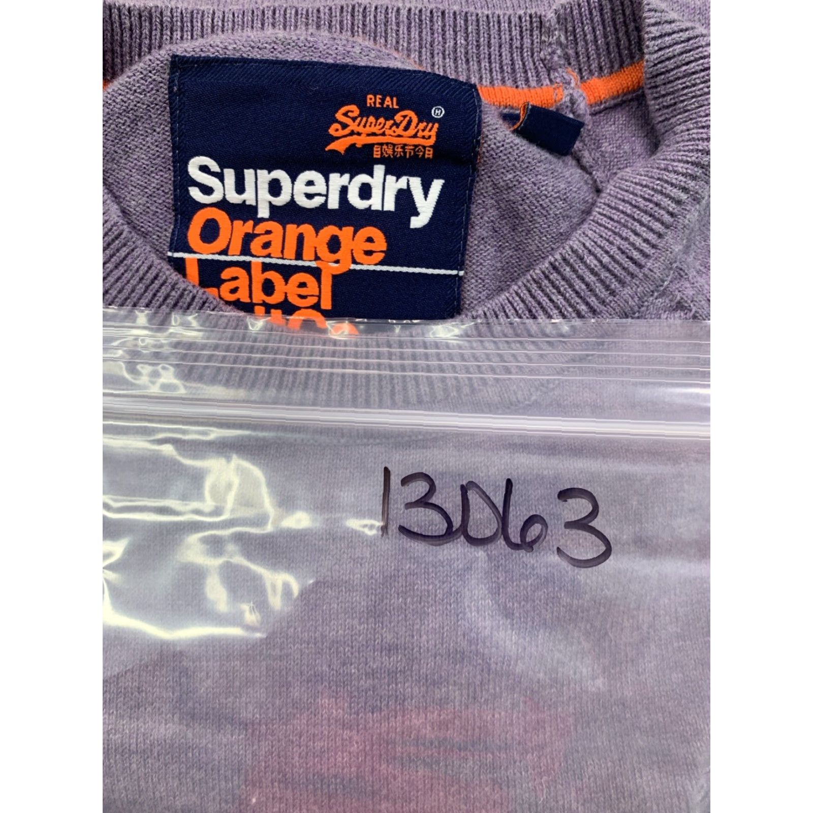 Superdry Superdry Orange Label Spirit Of Japan Embroidered Logo Sweater Men’s S Purple Crew Neck Long Sleeve Knit Pullover Casual Size US S / EU 44-46 / 1 - 8 Thumbnail