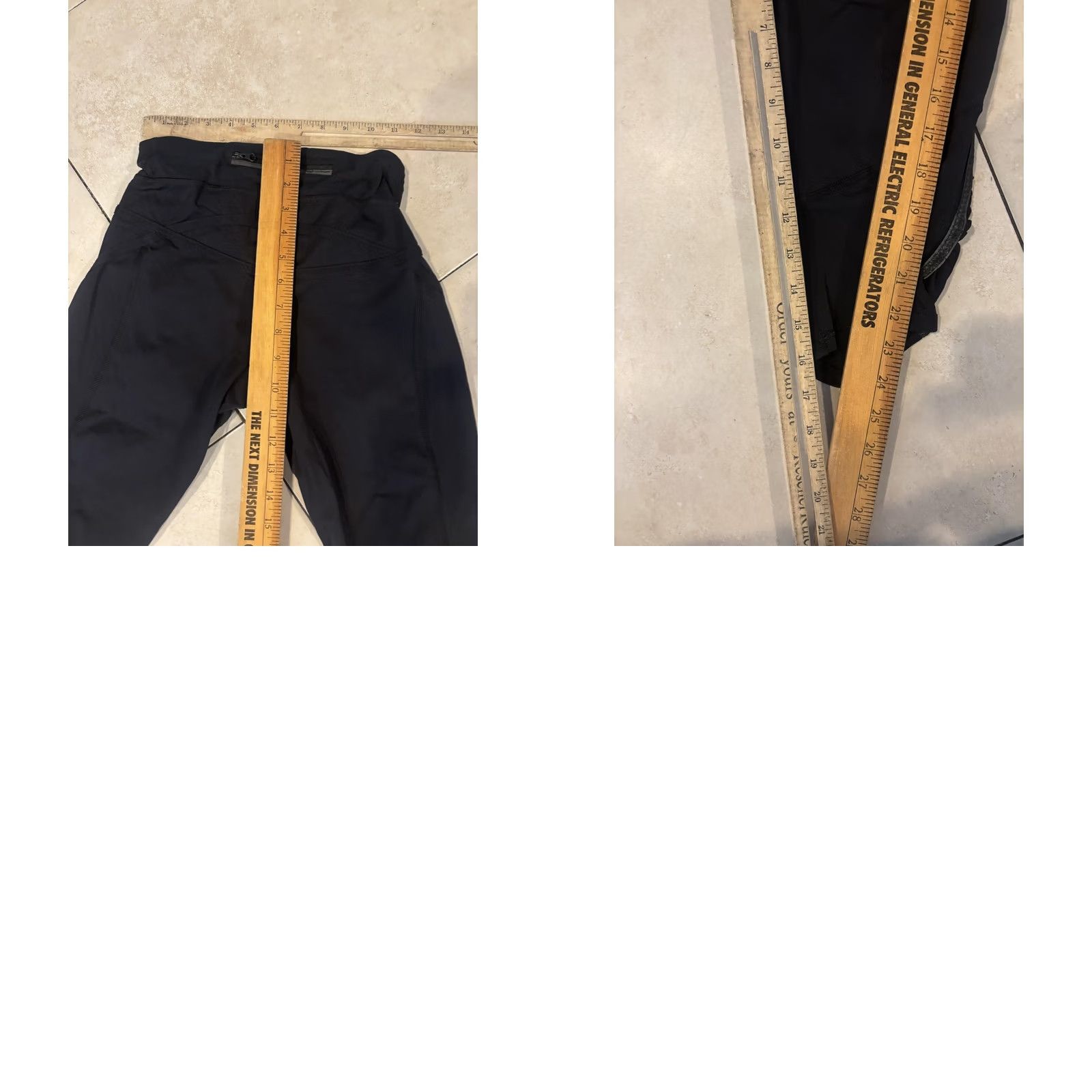 Lululemon Lululemon Womens 8 Black Crop Capri Leggings Running Athletic Pants Ruched Size 30" / US 8 / IT 44 - 8 Thumbnail