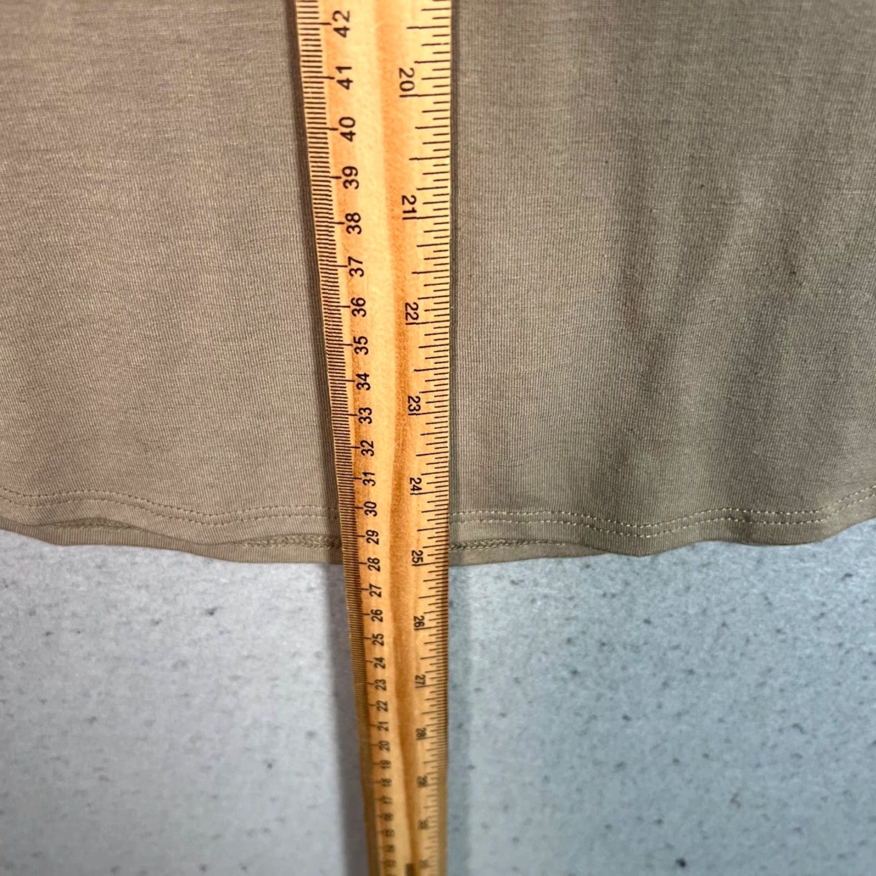 Oak + Fort Oak + Fort Womens Top Shirt Beige Large Polyester Blend Short Sleeve Casual Womens Large Beige Oak + Fort Size L / US 10 / IT 46 - 6 Thumbnail
