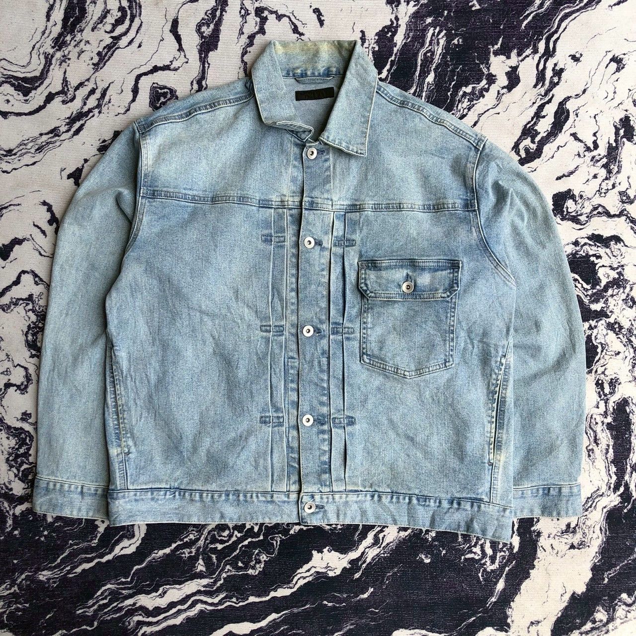 Uniqlo Type 1 Denim Jacket Light Blue