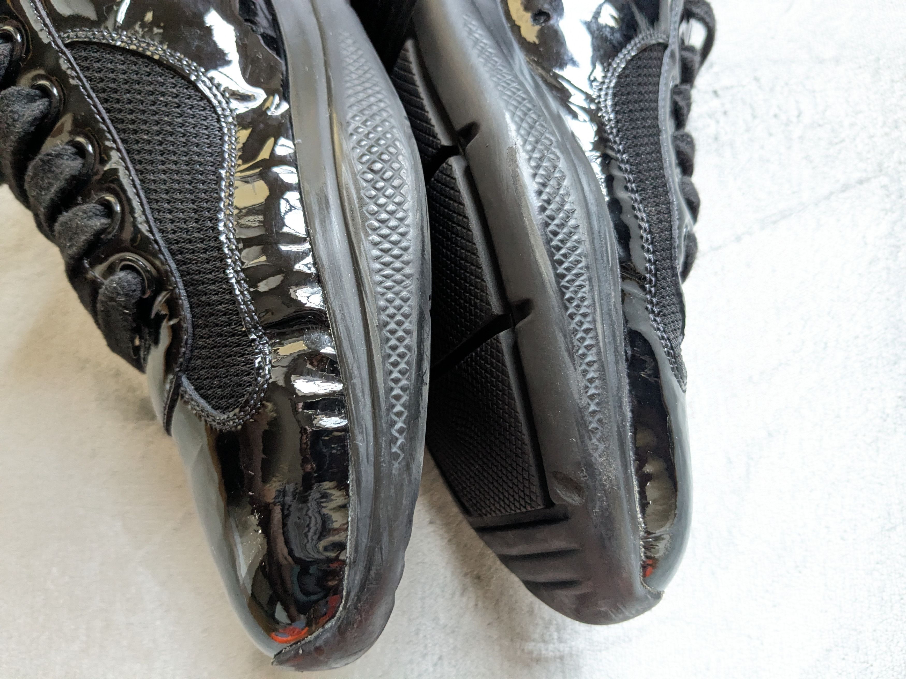 Prada Prada America's Cup Sneakers Black Patent Leather 9.5 Red Size US 9.5 / EU 42-43 - 9 Thumbnail