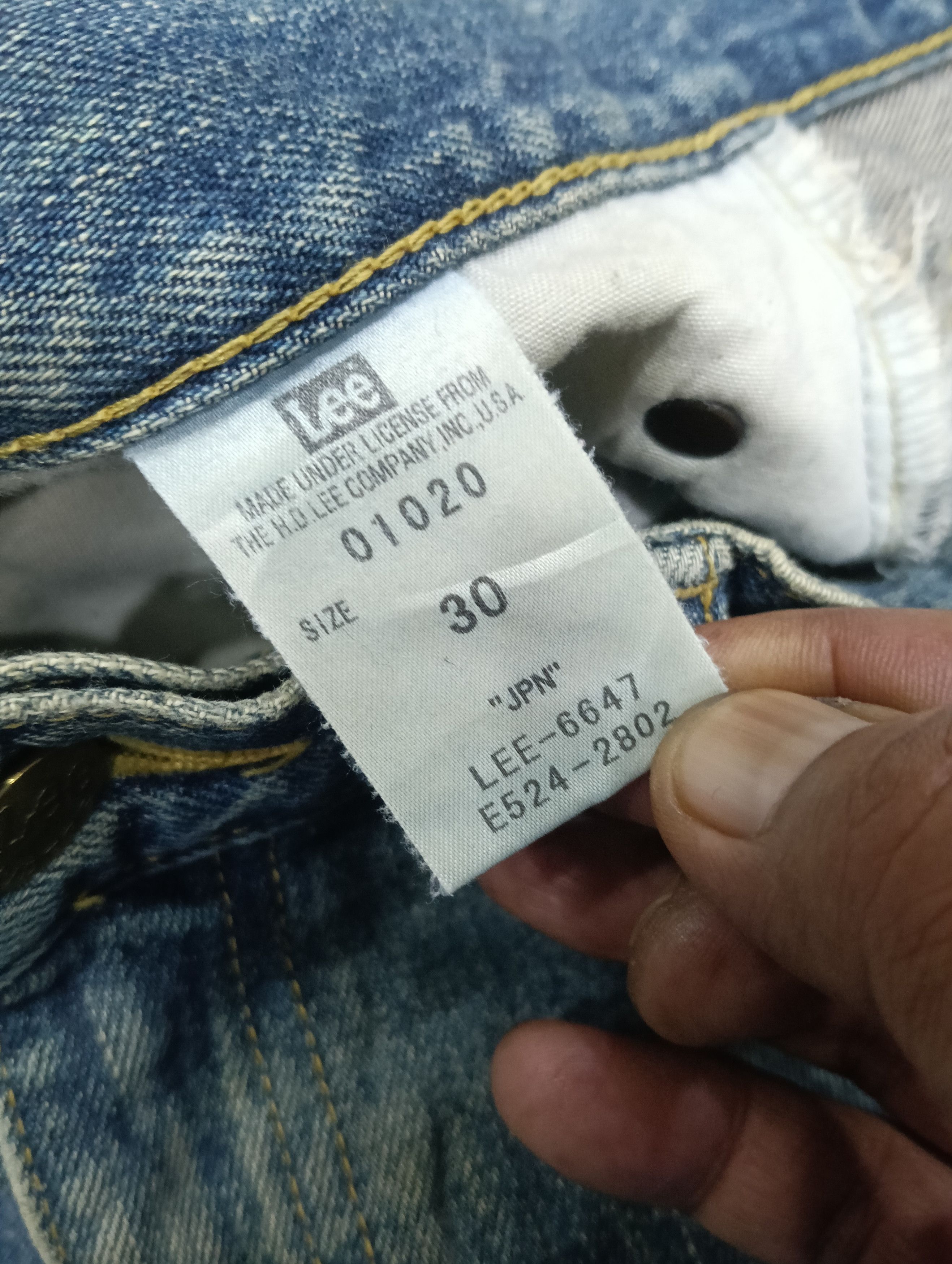 Lee Vintage Repro Lee Size US 31 - 14 Thumbnail