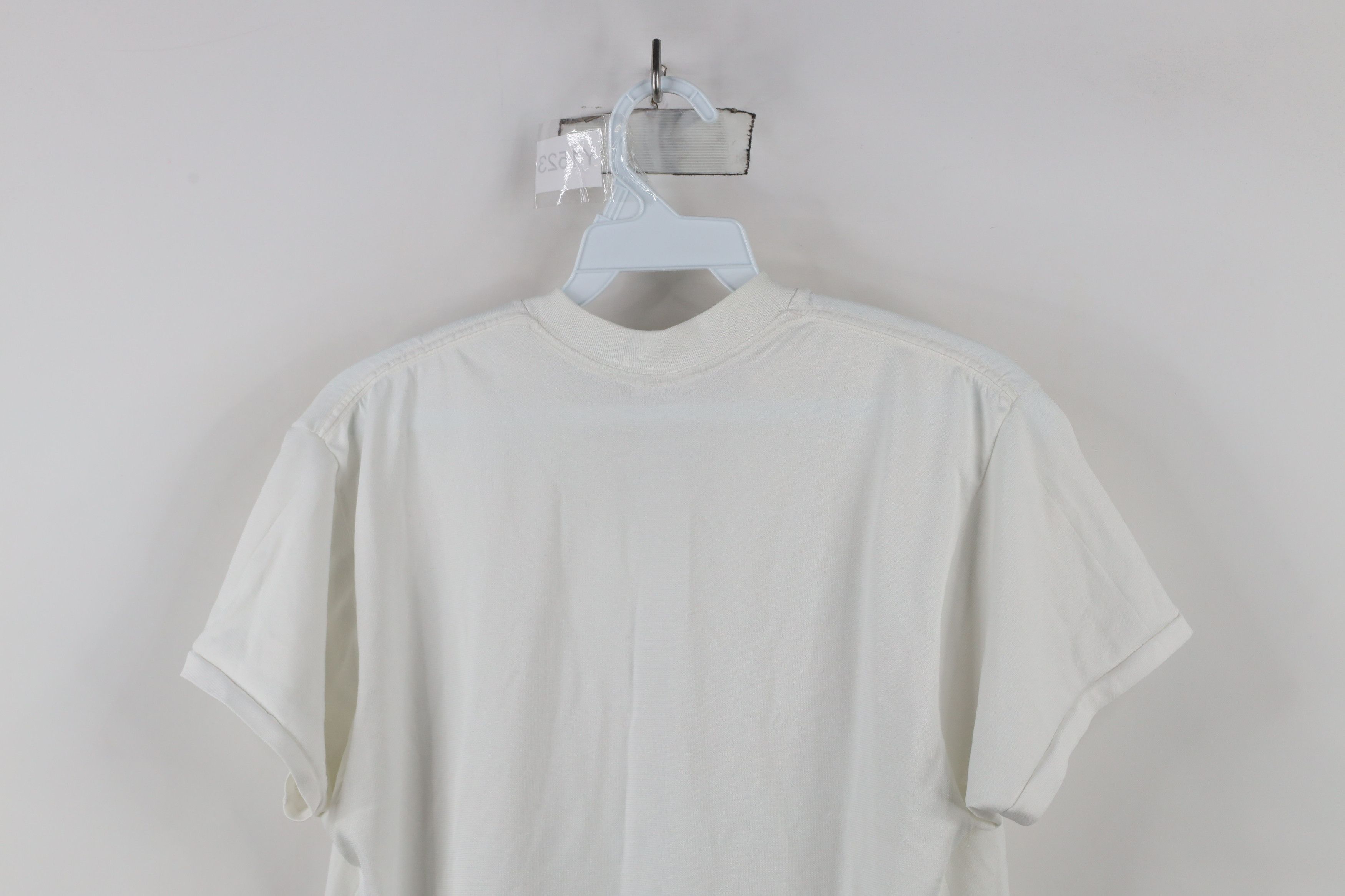 Vintage Vintage 70s Streetwear Knit Short Sleeve T-Shirt White USA Size US L / EU 52-54 / 3 - 6 Thumbnail