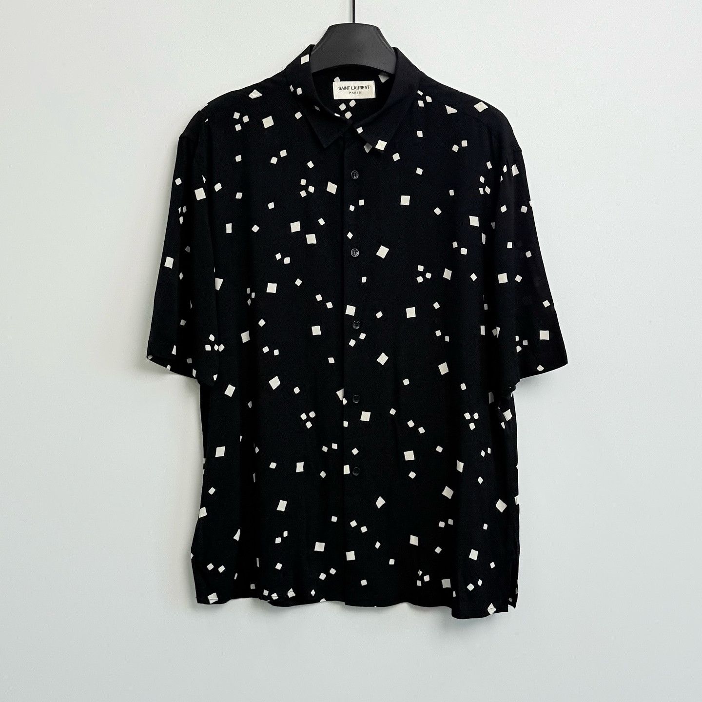 Saint Laurent Paris Saint Laurent Geometric Print Button Up Shirt Size S Size US S / EU 44-46 / 1 - 1 Thumbnail