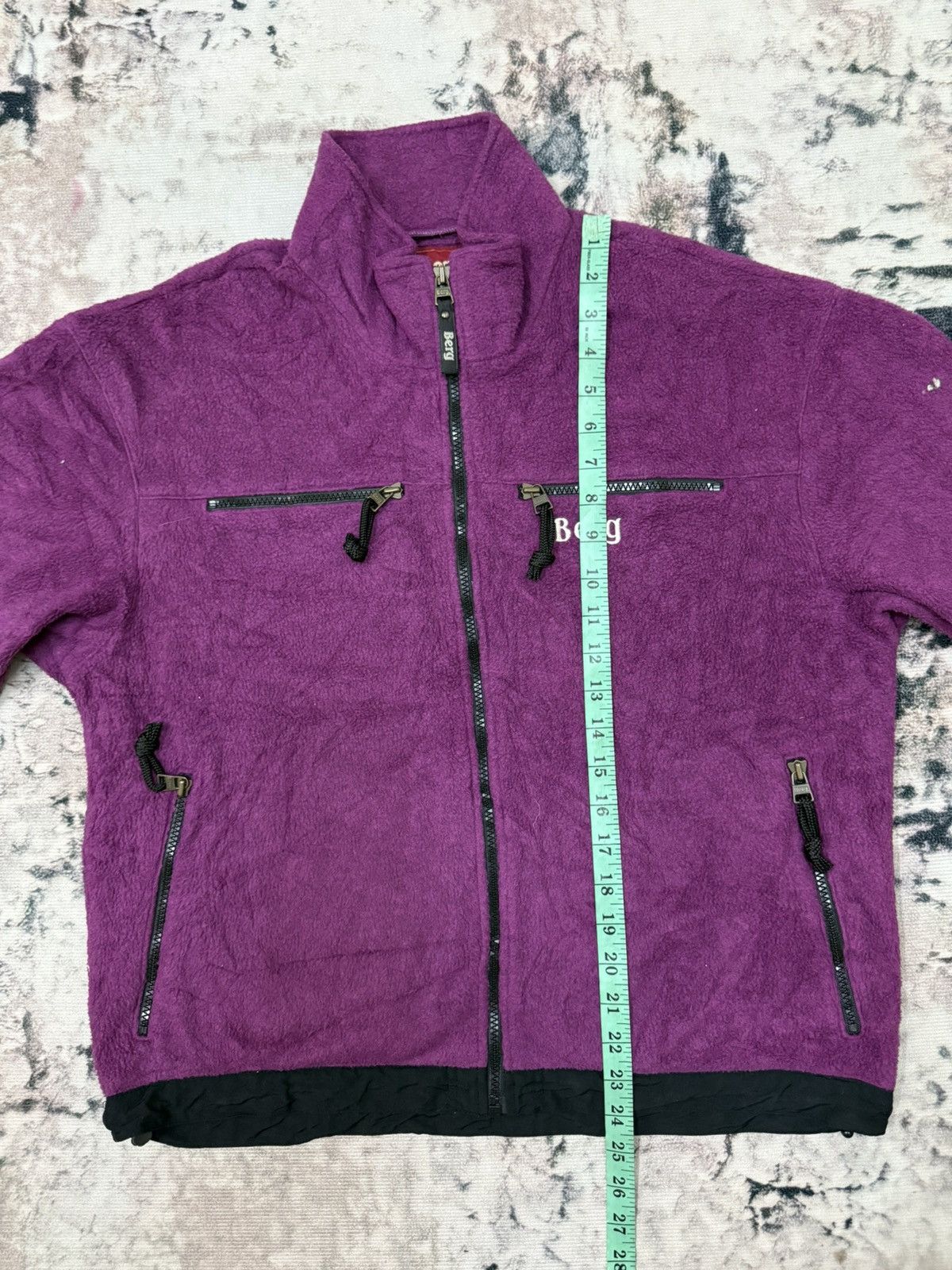 Japanese Brand × Mizuno × Vintage Vintage Berg by Mizuno Cropped Fleece Sweater Jacket Size US M / EU 48-50 / 2 - 12 Thumbnail