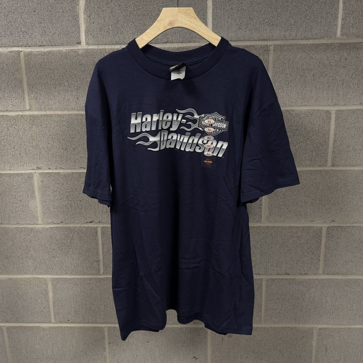 Harley Davidson Harley Davidson Flame Shirt ERD Grunge Biker WCC Size US XL / EU 56 / 4 - 1 Thumbnail