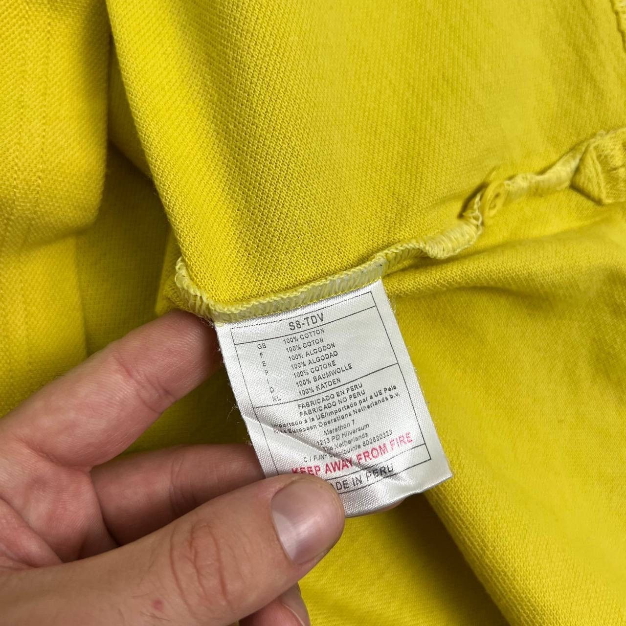 Nike Nike Polo Vintage Yellow Mini Swoosh Black Logo 90s Style Size US L / EU 52-54 / 3 - 5 Thumbnail