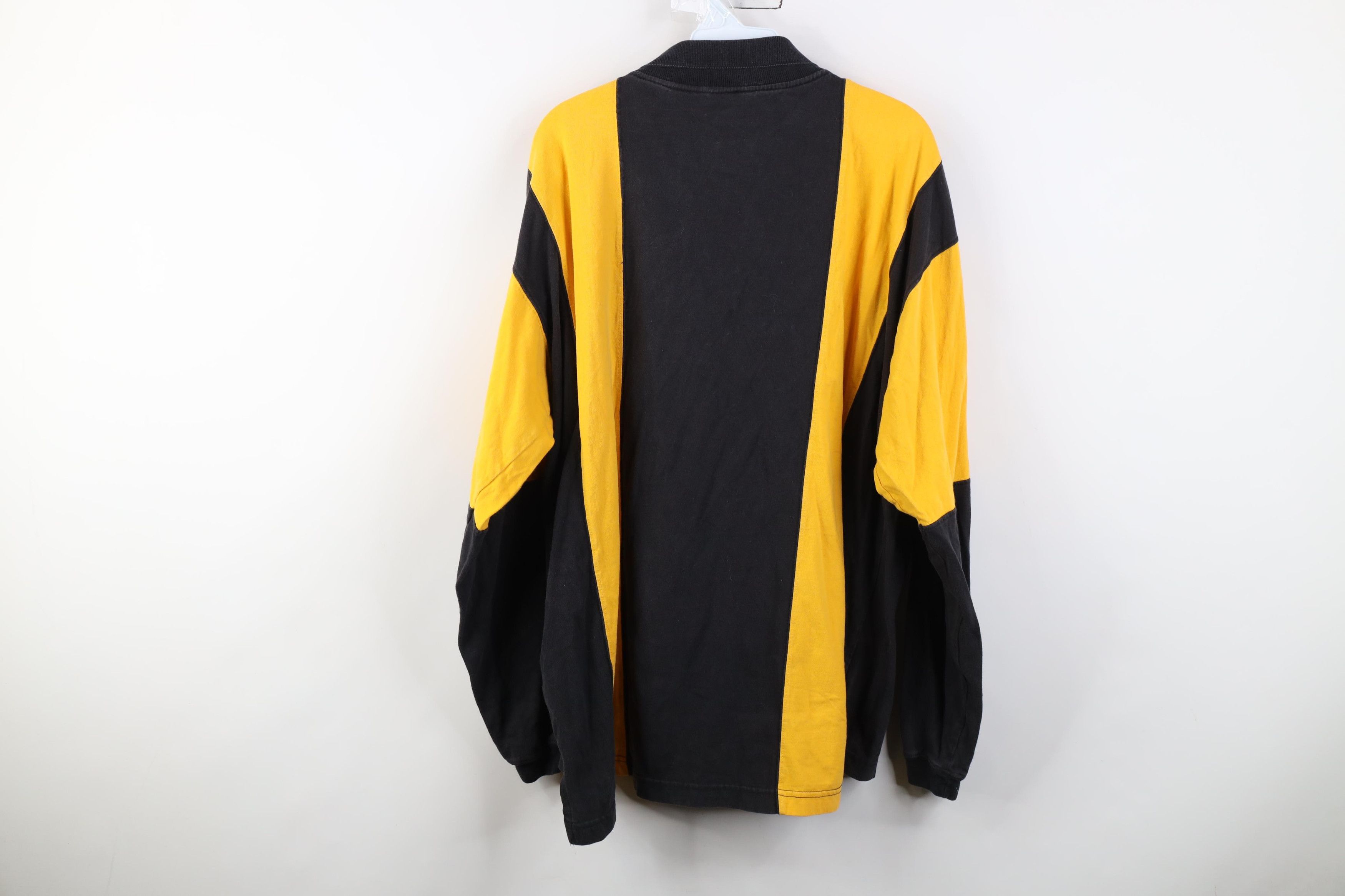 Vintage Vintage Y2K 2000 Pittsburgh Football Long Sleeve Rugby Polo Size US L / EU 52-54 / 3 - 12 Thumbnail
