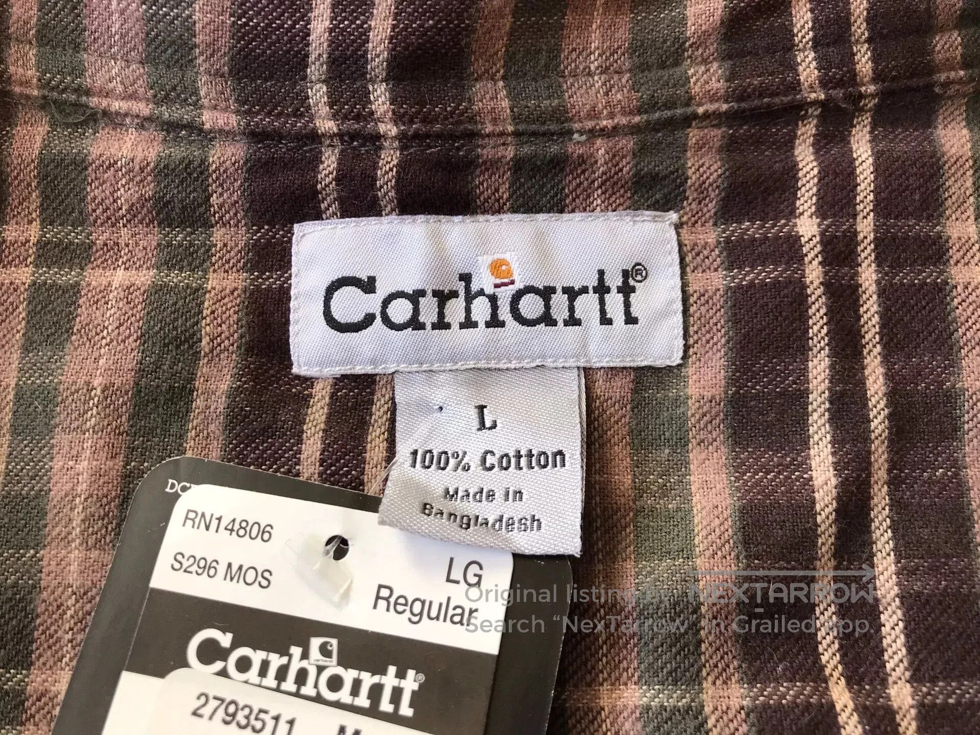 Carhartt Carhartt S296 MOS Work Shirt Jacket. Size US L / EU 52-54 / 3 - 7 Thumbnail