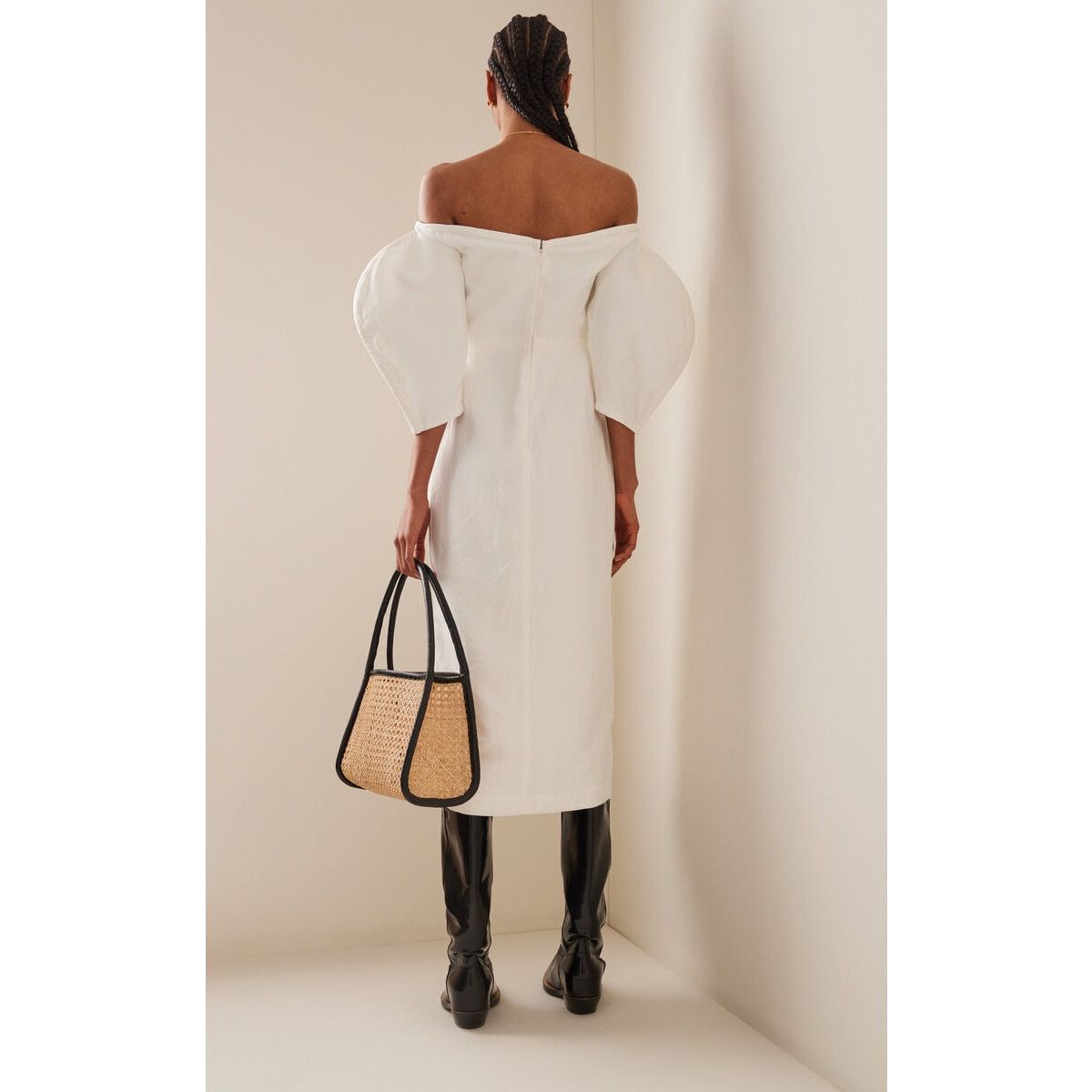 Mara Hoffman Mara Hoffman Leonara puff sleeve midi dress white size 00 Size XXS / US 00 / IT 34 - 5 Thumbnail