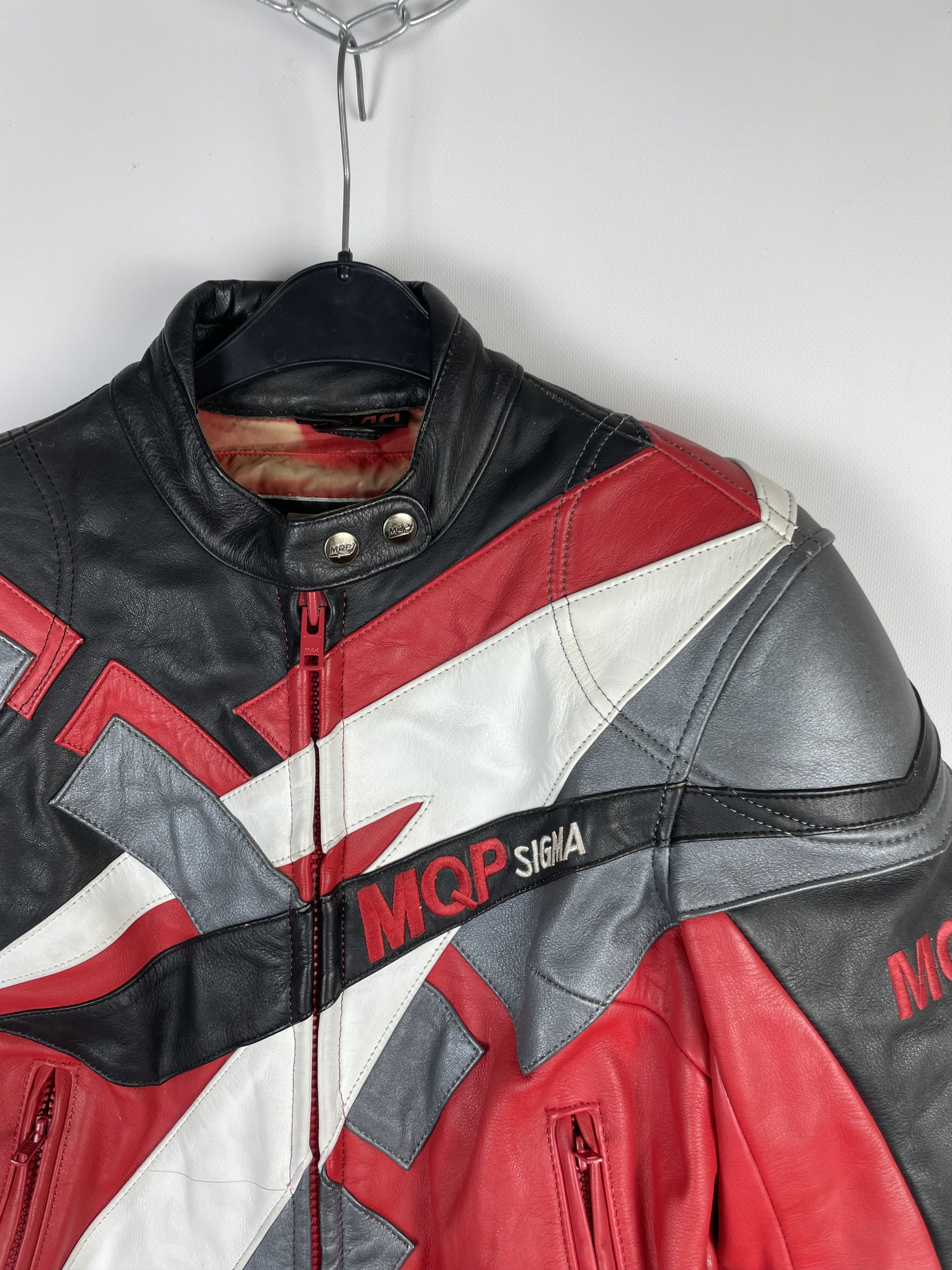 Other MQP Racing Moto Leather Jacket Vintage Size US S / EU 44-46 / 1 - 4 Thumbnail