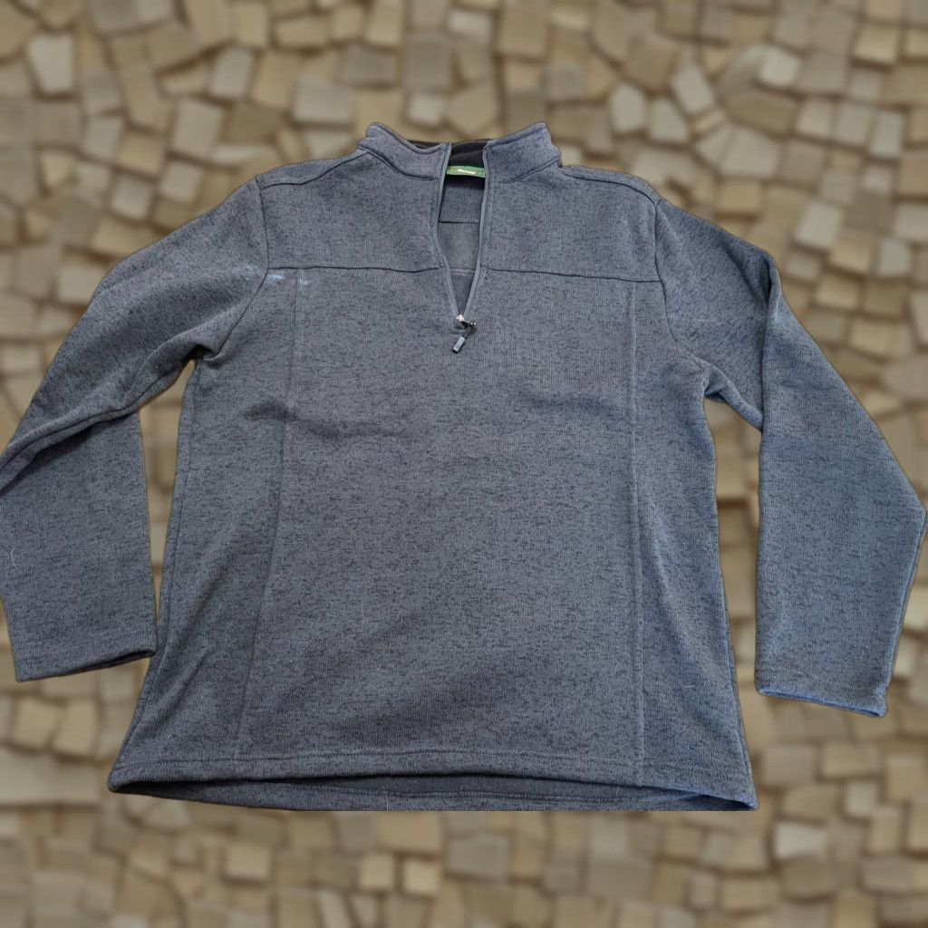 Vintage Stillwater Supply Co. Shirt, Pullover, 1/4 Zip, Long Sleeve, Gray, Women’s XXL, Shirt Size XXL / US 16-18 / IT 52-54 - 1 Thumbnail