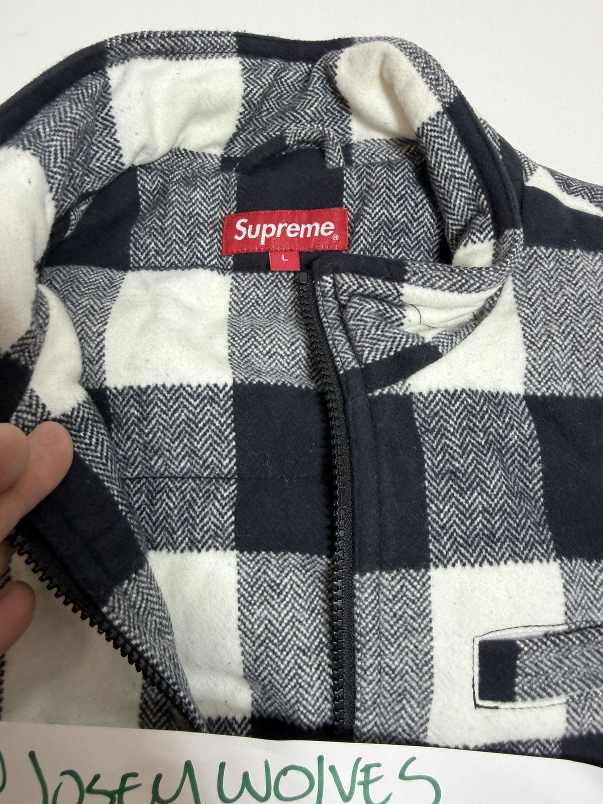 Supreme Supreme F/W 2014 Buffalo Plaid Flannel Vest Checkered Plaid Size US L / EU 52-54 / 3 - 2 Thumbnail