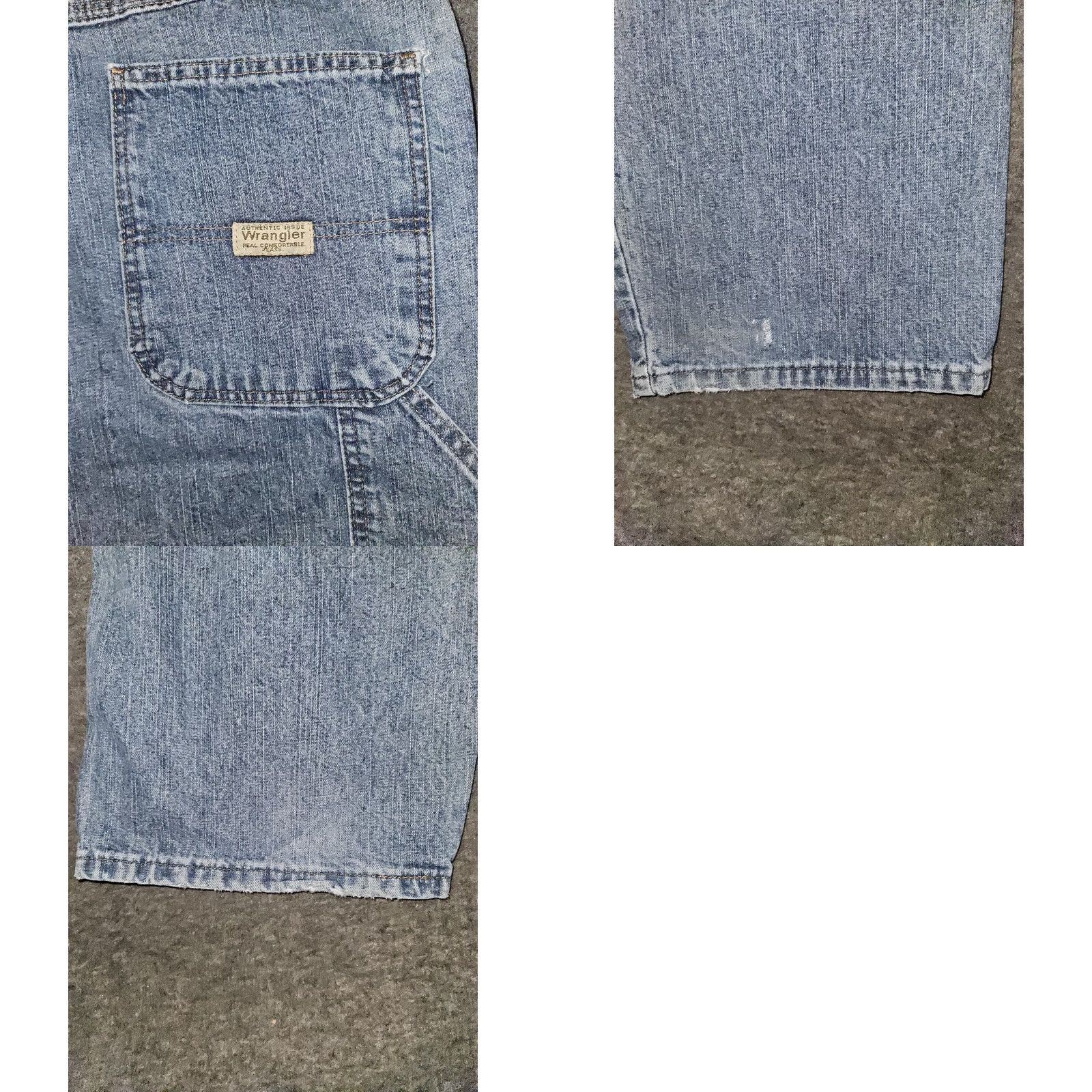 Wrangler VINTAGE Wrangler Carpenter Jeans Men's 38x32 Blue Denim Western Cowboy Workwear Size US 38 / EU 54 - 8 Thumbnail