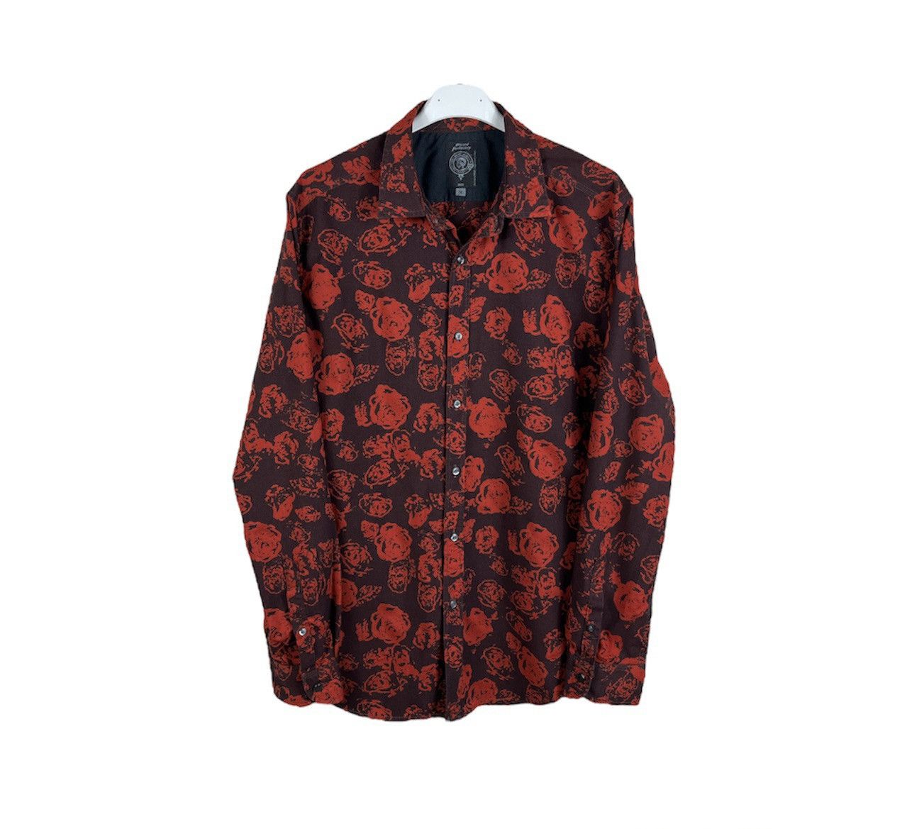 Diesel × Vintage Vintage archive Diesel Industries roses full print y2k shirt Size US M / EU 48-50 / 2 - 1 Thumbnail