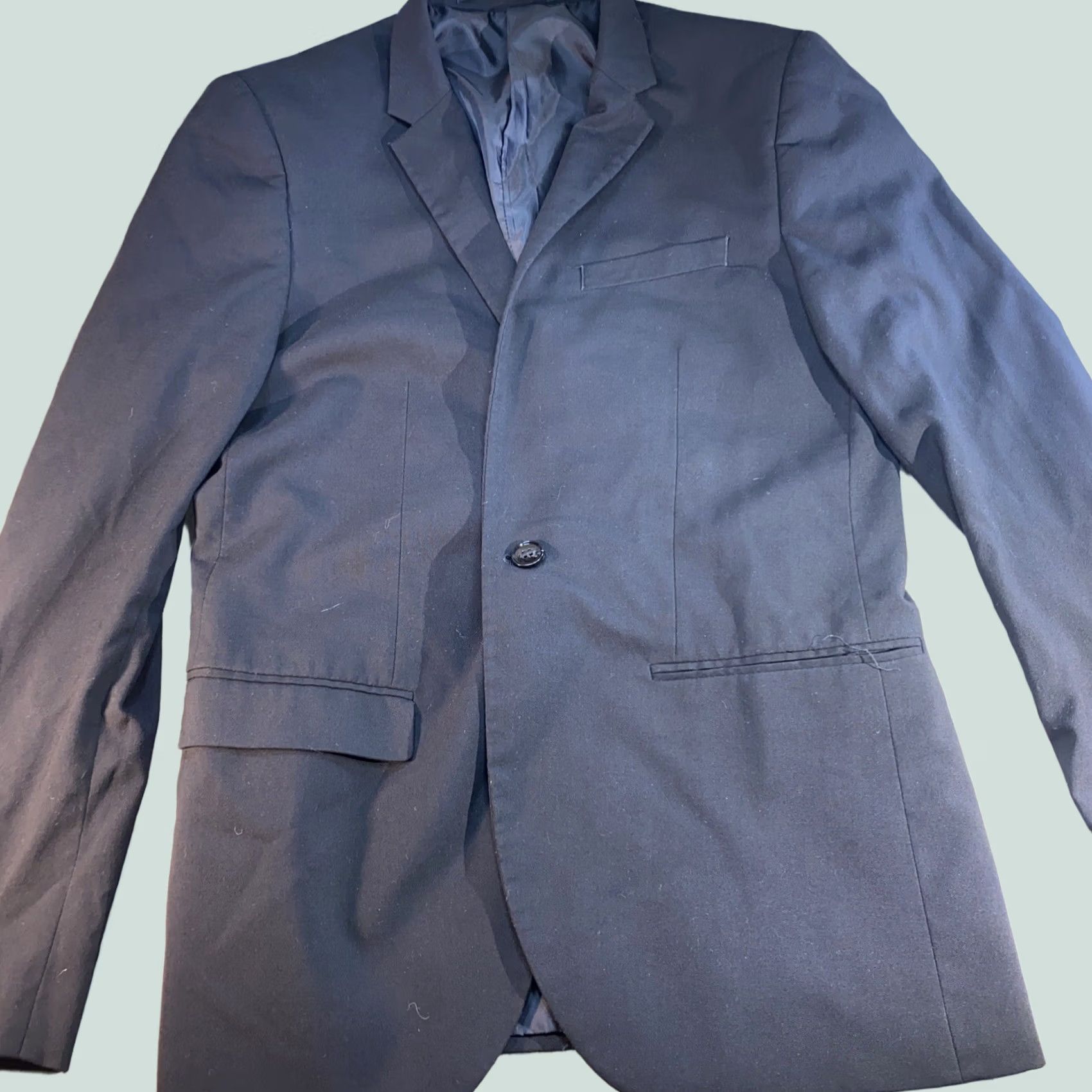 H&M H&M Blazer Men 38R Black Regular Blazer Mens Size 38R - 1 Thumbnail