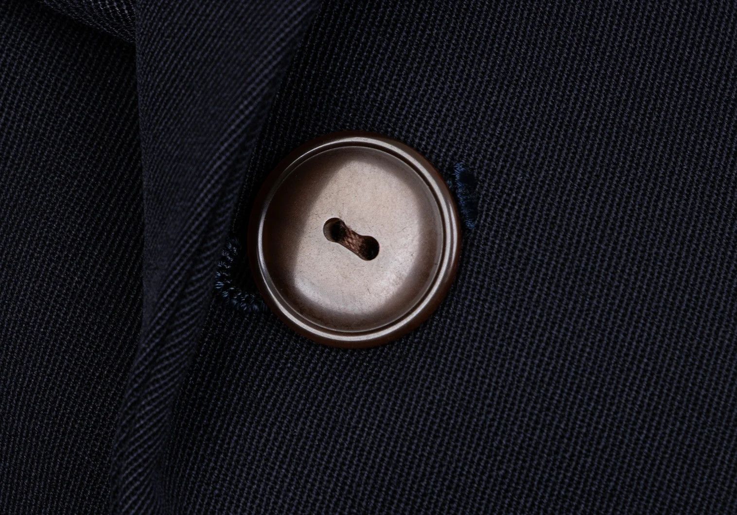 Jean Paul Gaultier Wool Peak Lapel Jacket in Navy, Size 48 Size US M / EU 48-50 / 2 - 7 Thumbnail