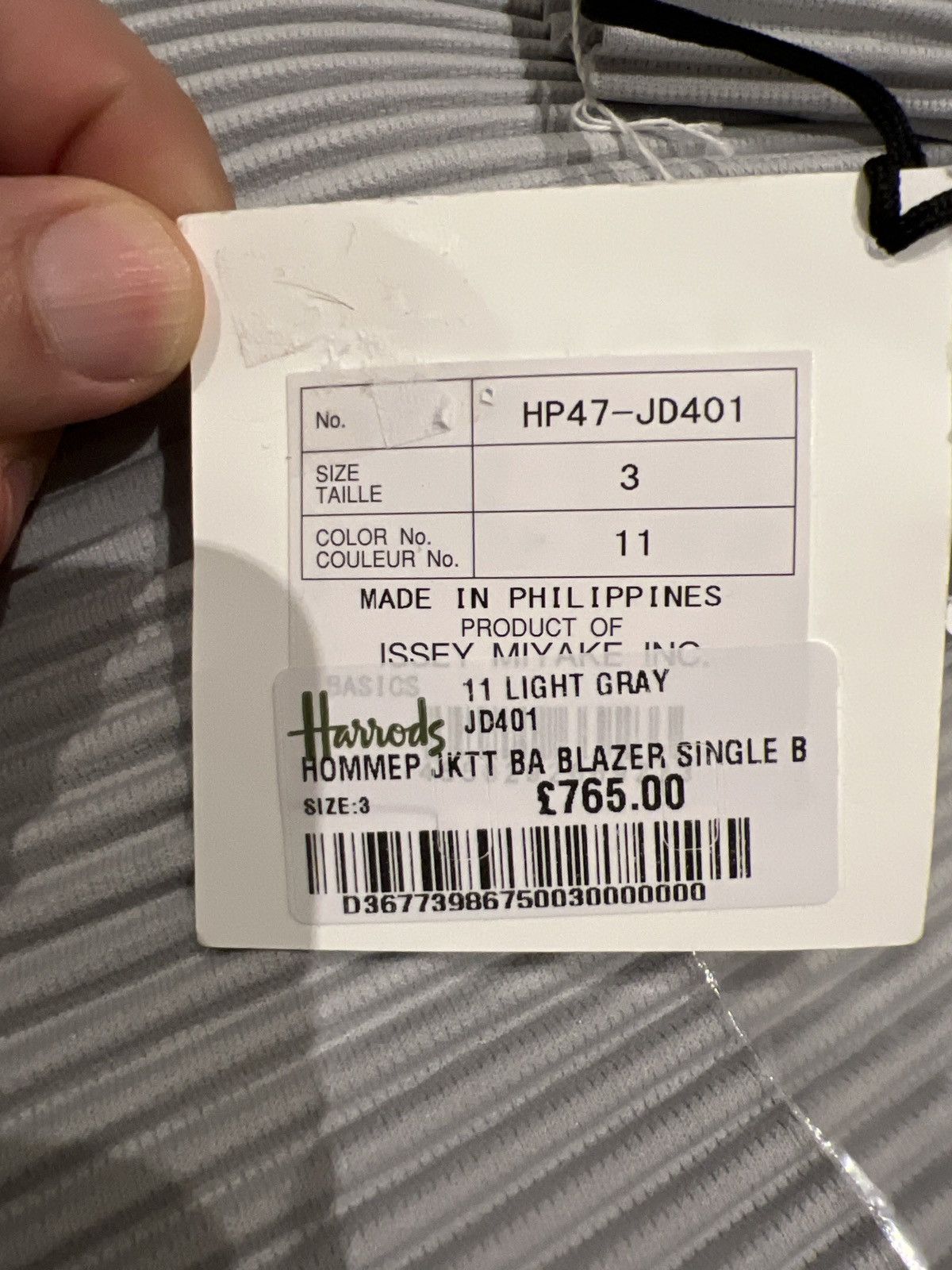 Pleats Please Issey Miyake ISSEY MIYAKE Jacket grey size 3 large Size US L / EU 52-54 / 3 - 11 Thumbnail