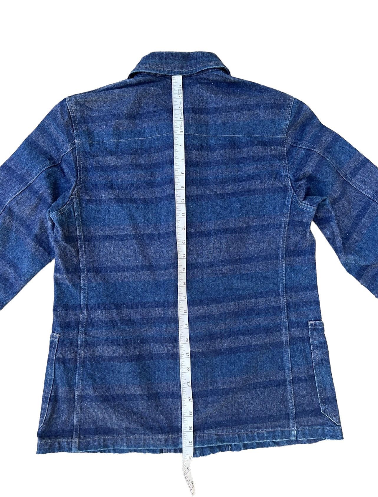 Vintage Vintage RUPERT Japan Border Striped Jailer Denim Jacket Size US S / EU 44-46 / 1 - 5 Thumbnail