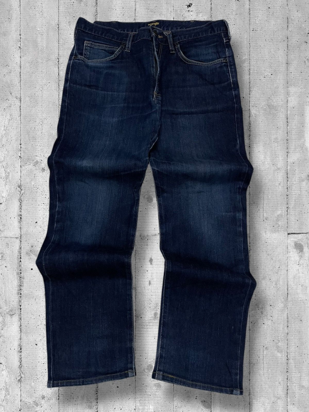 Designer × Vintage × Wrangler Vintage 90s Designer Wrangler Crafted With Pride Blue Denim Size US 32 / EU 48 - 1 Thumbnail