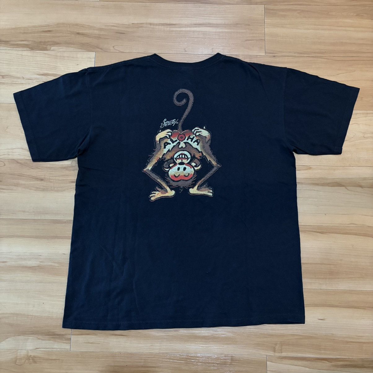 Vintage Vintage sailor jerry monkey aloha t-shirt Size US L / EU 52-54 / 3 - 1 Thumbnail