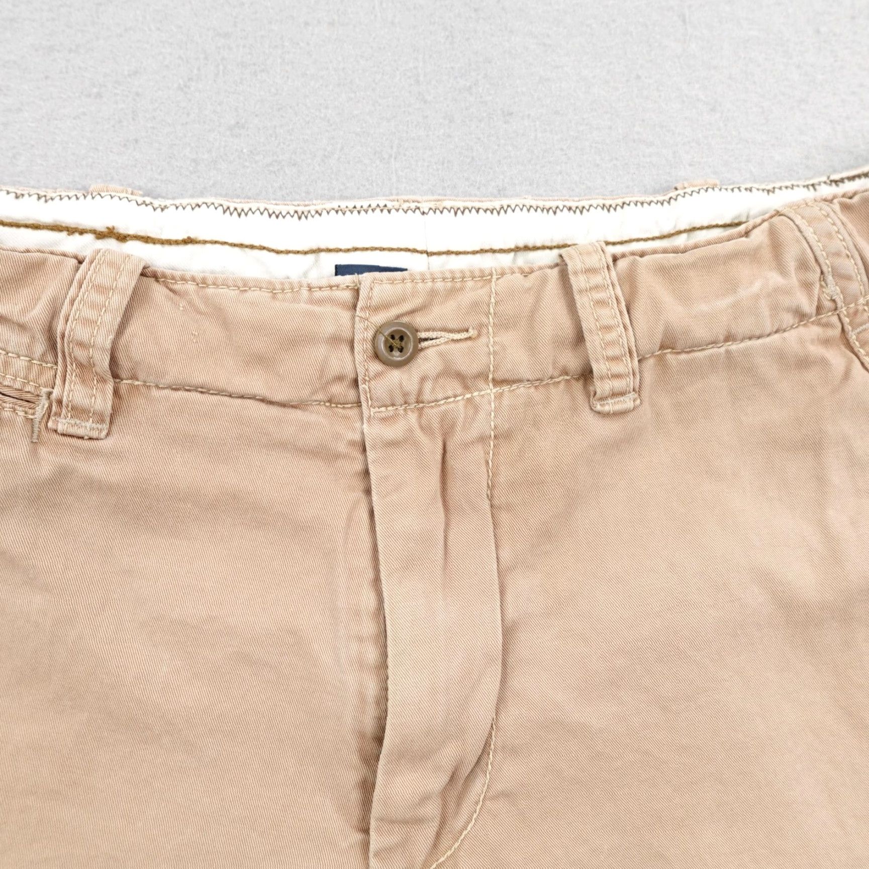 Polo Ralph Lauren VINTAGE Polo Ralph Lauren Shorts Mens 34 Khaki Chino Drawstring Pony Logo Twill Size US S / EU 44-46 / 1 - 2 Thumbnail