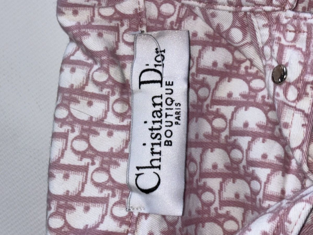 Dior Dior by John Galliano Monogram Pink Denim Vest Size M / US 6-8 / IT 42-44 - 8 Thumbnail