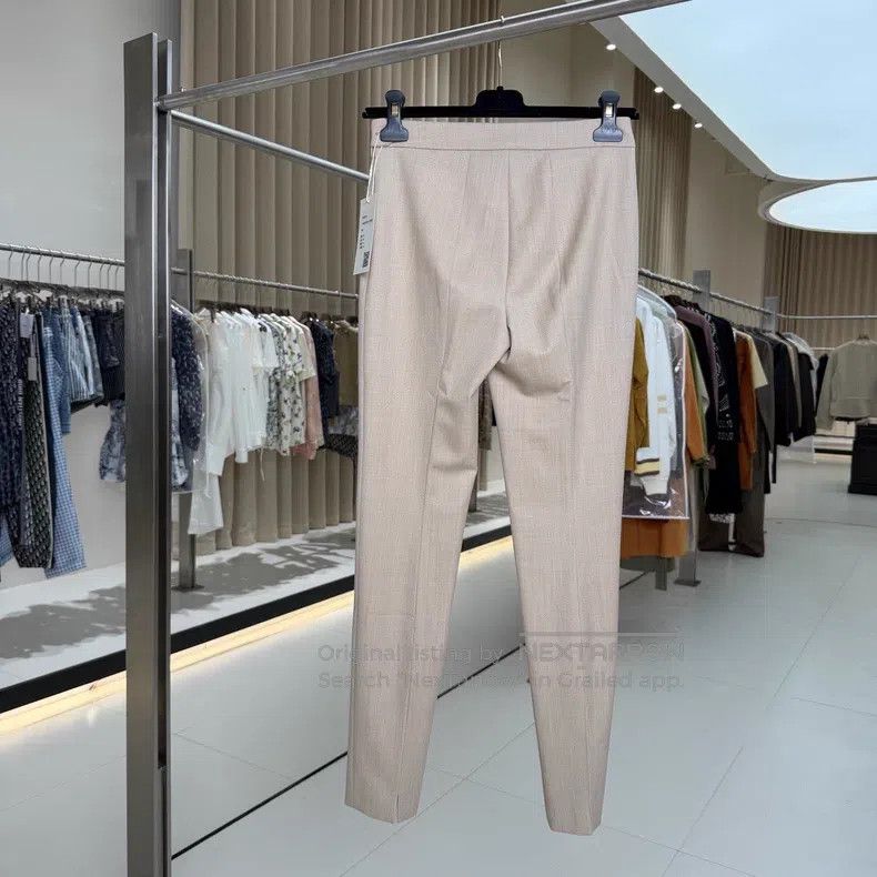 Loro Piana Loro Piana Oatmeal Wool Suit Pants Size 24" / US 00 / IT 34 - 2 Thumbnail