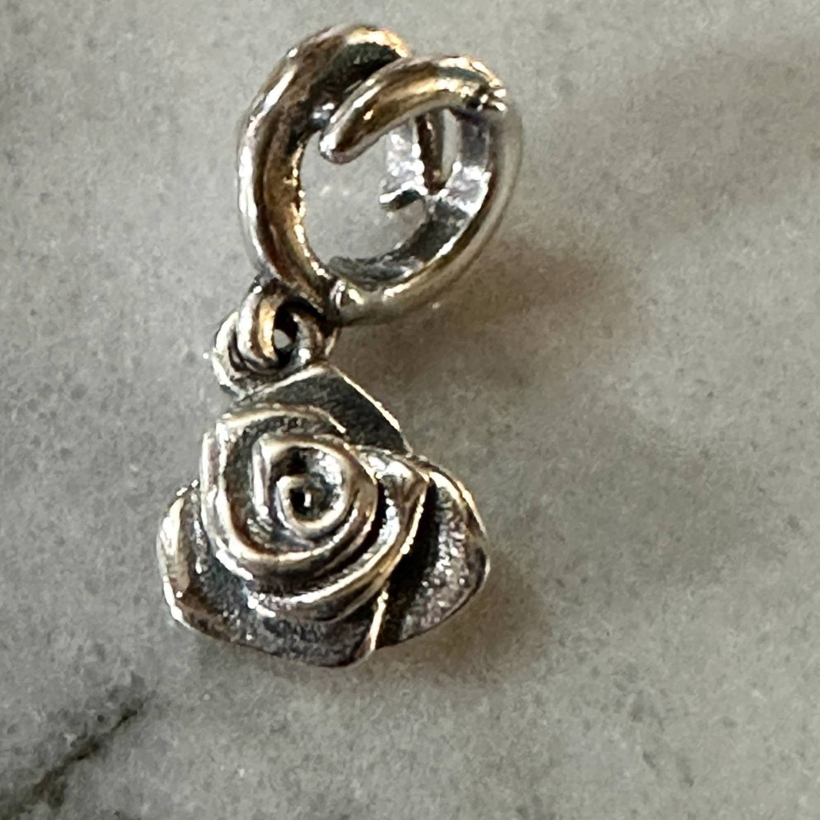 pandora Authentic Pandora Rose in Bloom Dangle Charm #793213C00 Size ONE SIZE - 2 Thumbnail