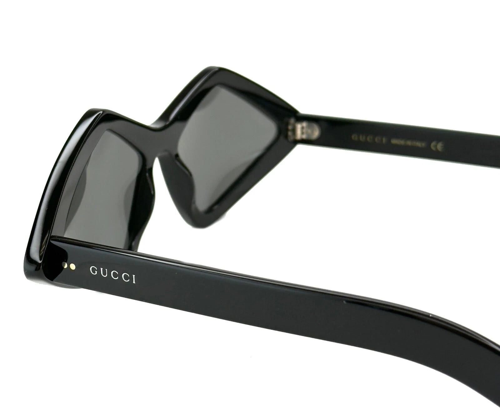 Gucci GUCCI GG0496S Hollywood 0496 Black Fashion Sunglasses 004 Size ONE SIZE - 4 Thumbnail