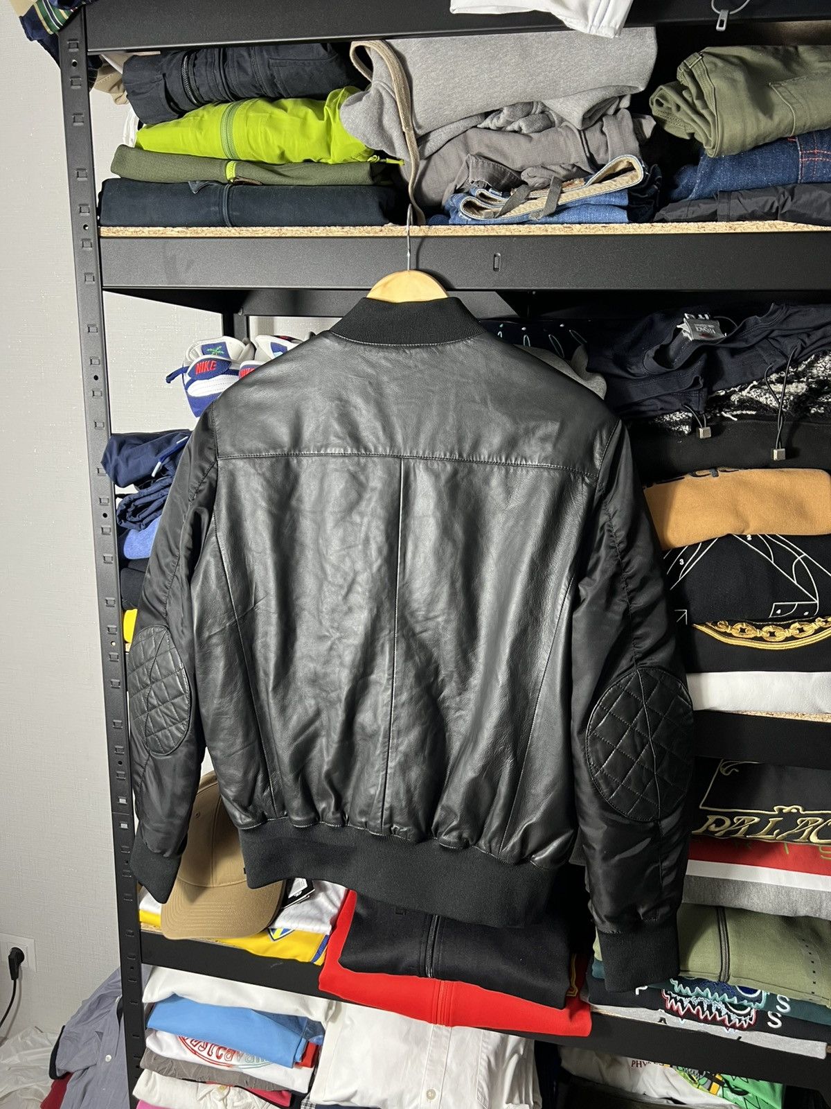Emporio Armani 🖤 NWT Emporio Armani Reversible Leather Bomber — Black Size US M / EU 48-50 / 2 - 3 Thumbnail