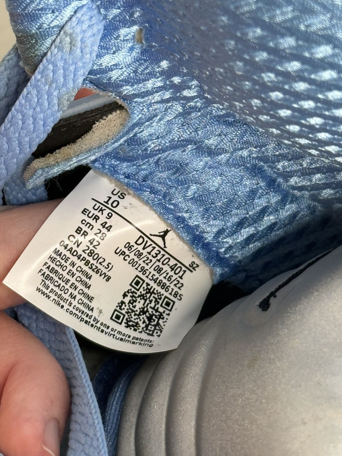 Jordan Brand Jordan 5 Retro UNC University Blue Size US 10 / EU 43 - 9 Thumbnail
