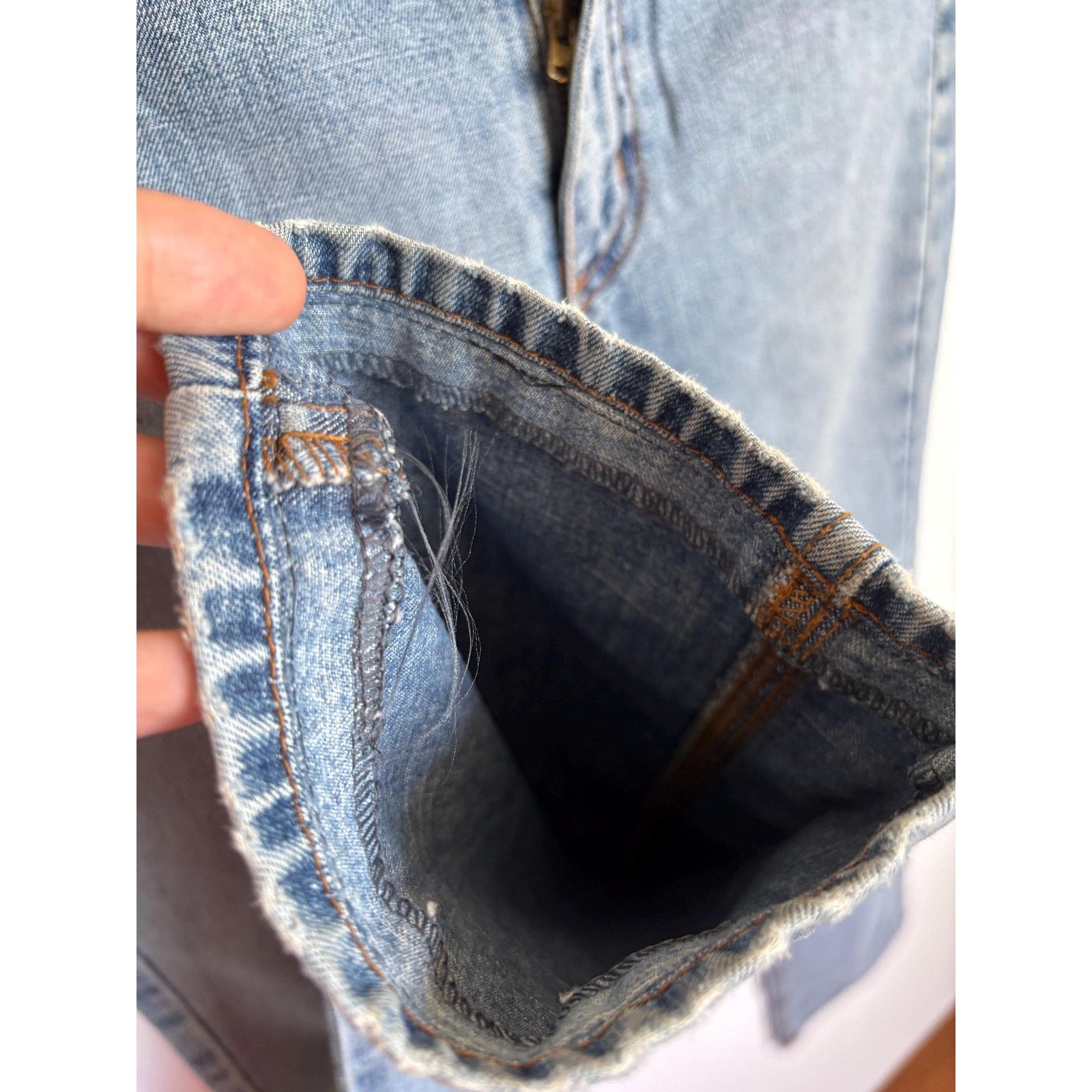 Guess × Vintage Vintage Guess Italy 27 High Waist Straight Leg 90s DenimRare Size US 27 - 10 Thumbnail