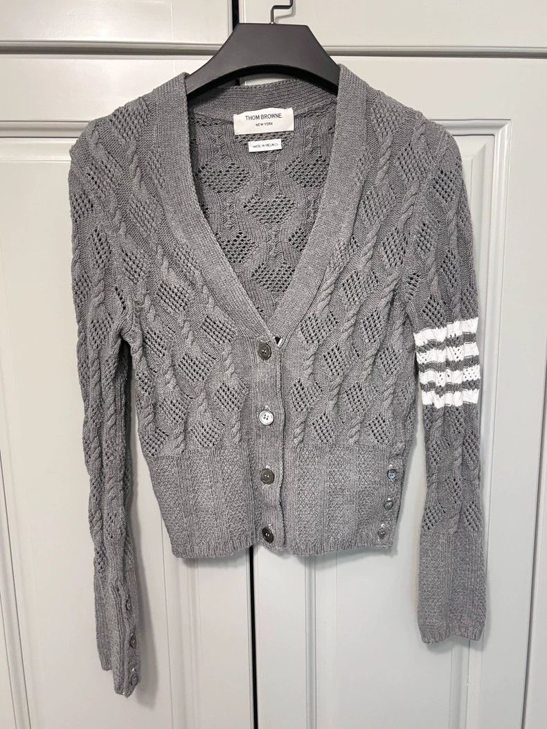 Thom Browne Thom browne Size 38 Wool cardigan jacket 2504-Nextarrow Size US XXS / EU 40 - 3 Thumbnail