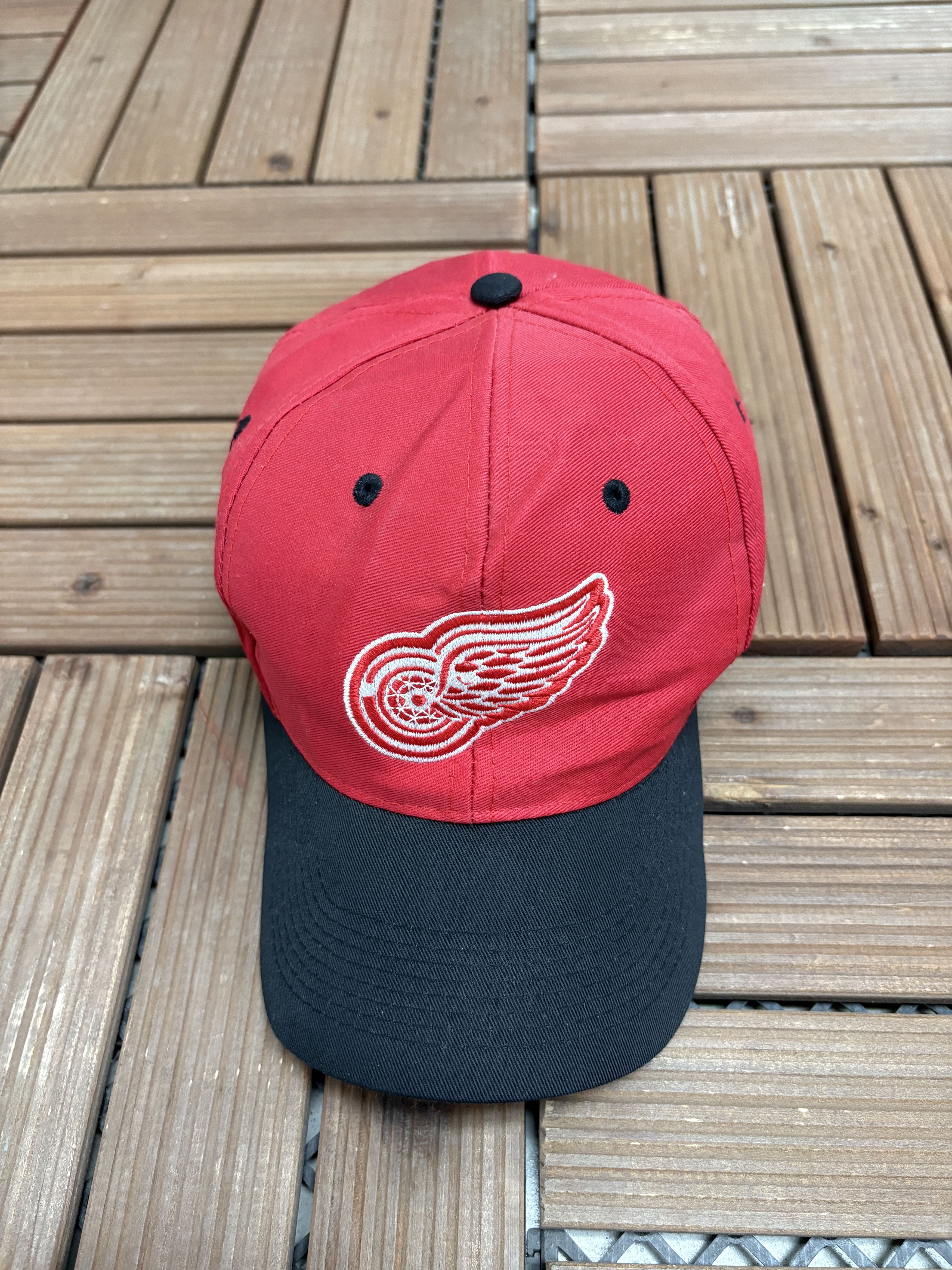 Logo Athletic Detroit Red Wings Vintage Snap Back Hat Cap Size ONE SIZE - 2 Thumbnail