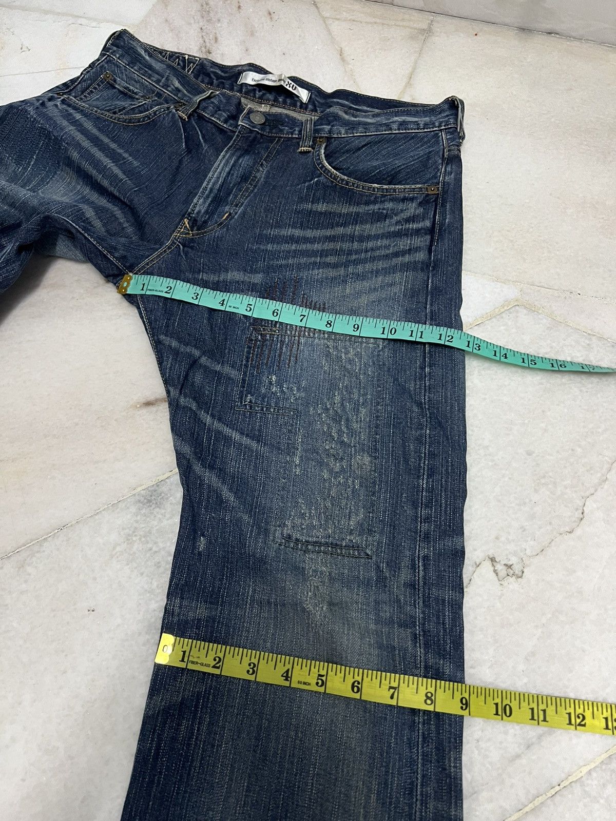 Edwin × If Six Was Nine × Le Grande Bleu (L.G.B.) 💥Baggy💥EDWIN 503XV JEANS VERY RARE Size US 33 - 13 Thumbnail