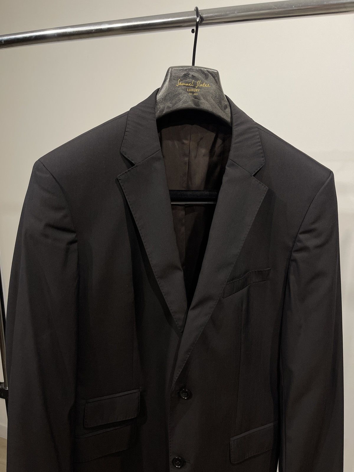 Hugo Boss Hugo boss blazer wool classic jacket dark brown 40R Size 40R - 2 Thumbnail