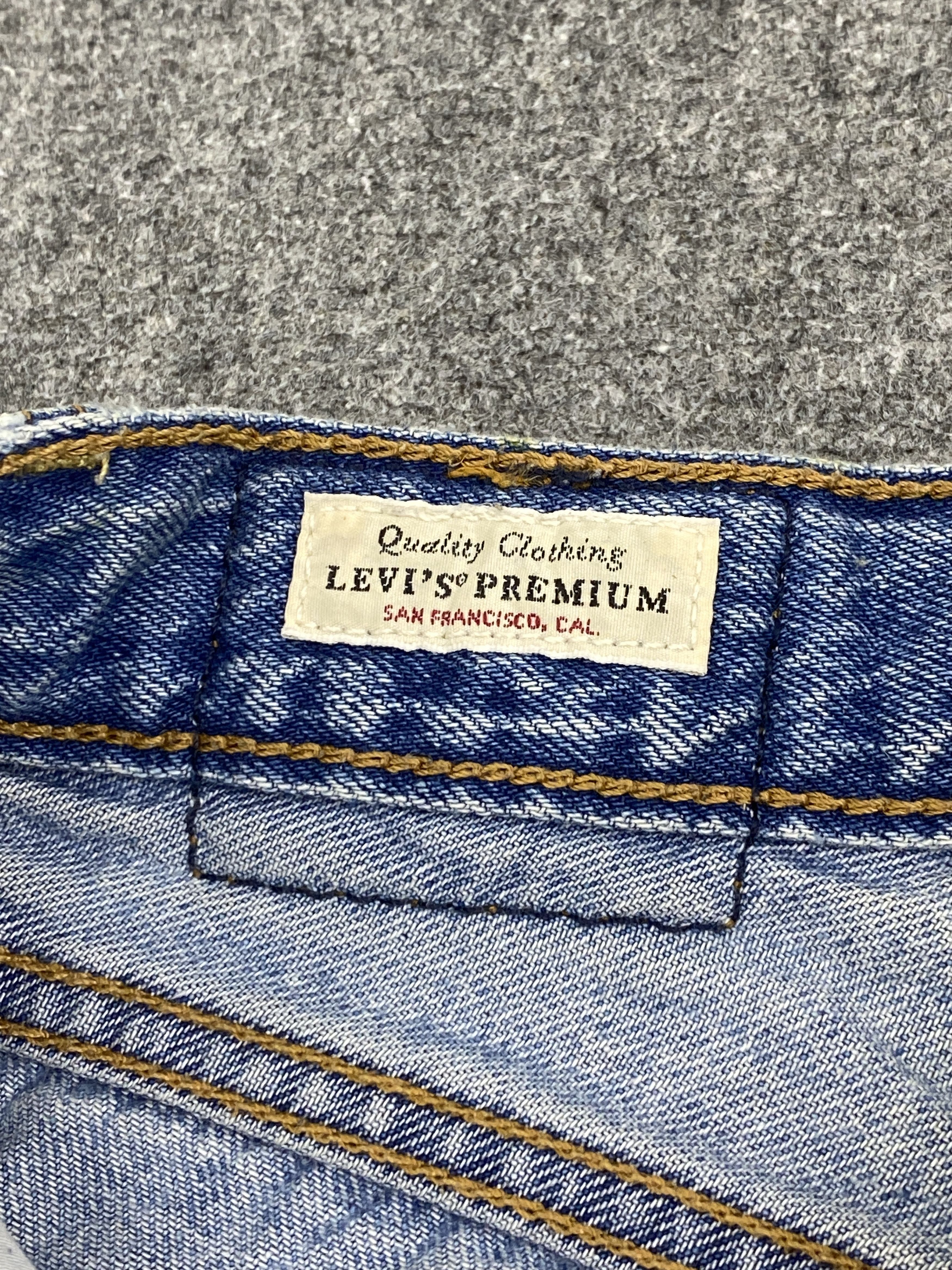 Levi's Vintage Levis Rib Cage Straight Button Fly Jeans DP2764 Size US 26 / EU 42 - 8 Thumbnail