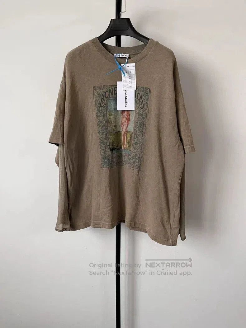 Acne Studios Acne Studios Layered Print Oversized Long Sleeve T. Size US S / EU 44-46 / 1 - 1 Thumbnail