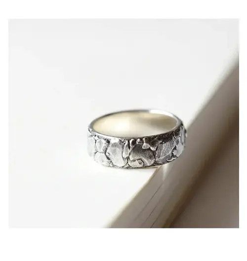 Vintage Retro Stone Wall Irregular Ring Size ONE SIZE - 2 Thumbnail