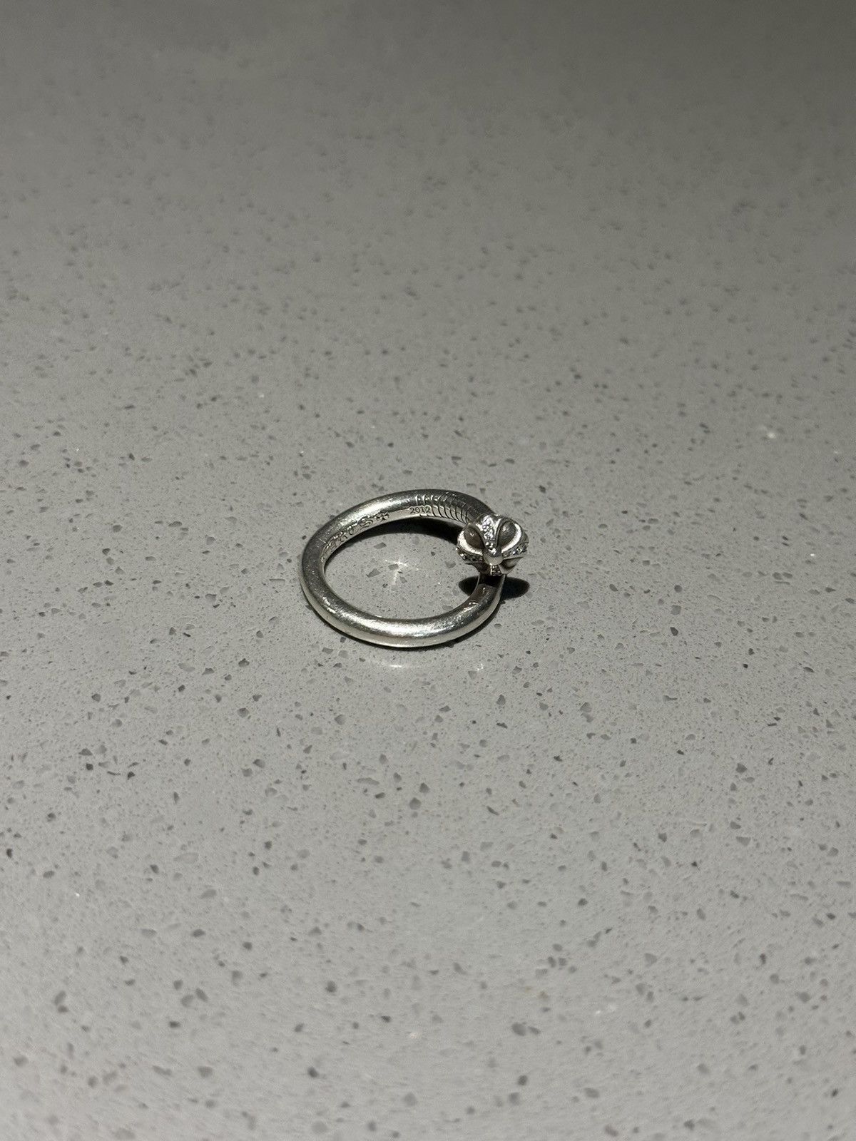 Chrome Hearts Diamond nail screw ring Size ONE SIZE - 10 Thumbnail