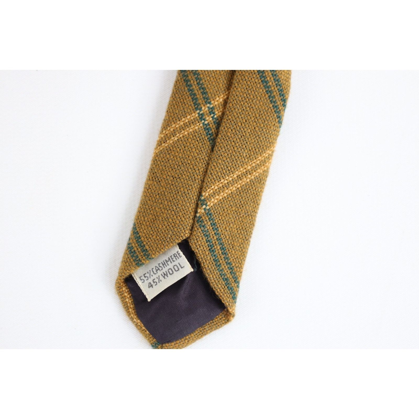 Vintage Vintage 50s 60s Rockabilly Wool Cashmere Tweed Neck Tie Size ONE SIZE - 5 Thumbnail